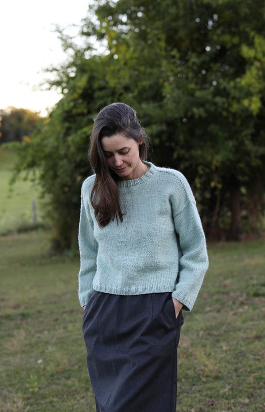 Mint Green Jardim Sweater