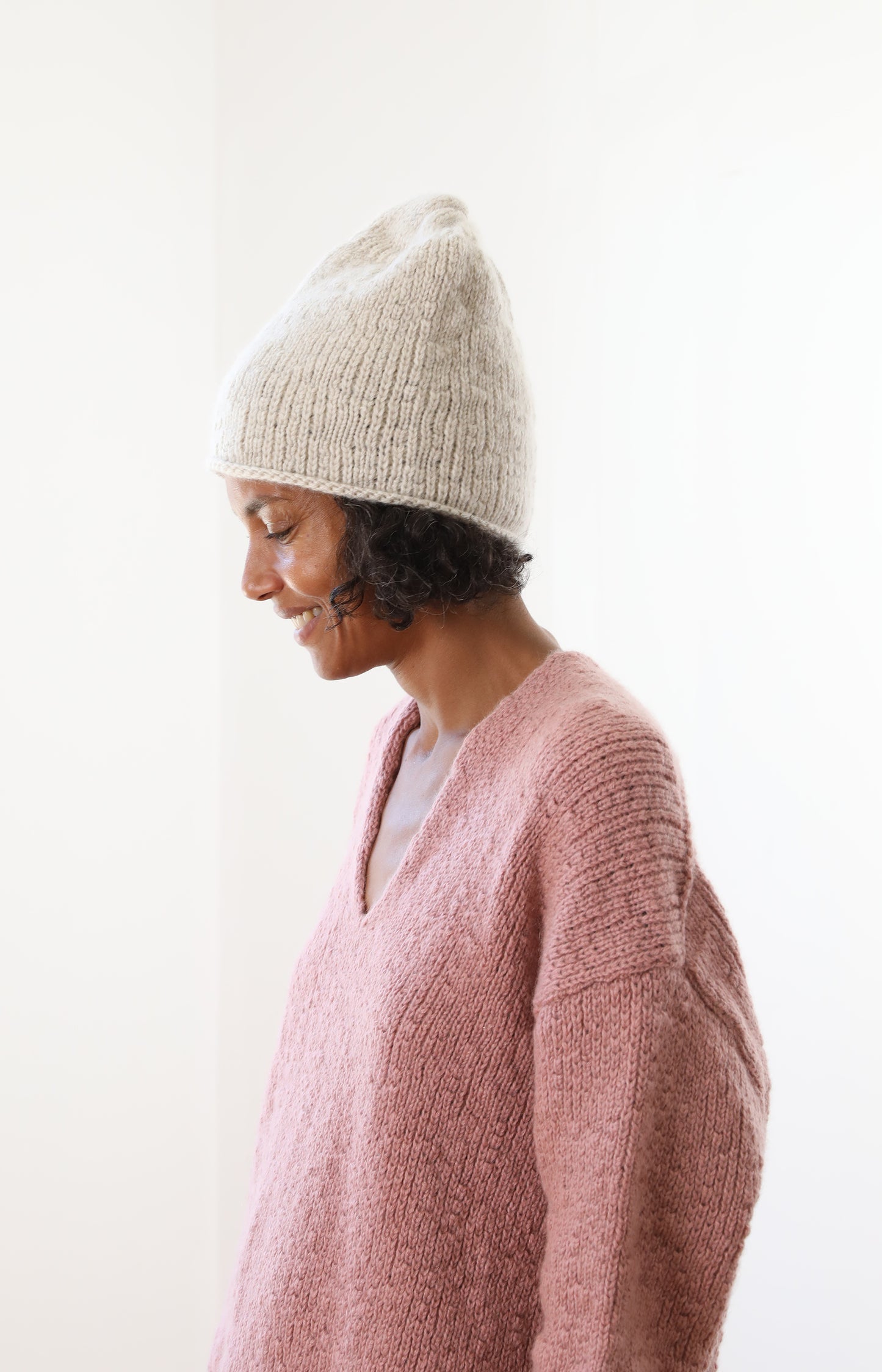 Ecru Yak Beanie