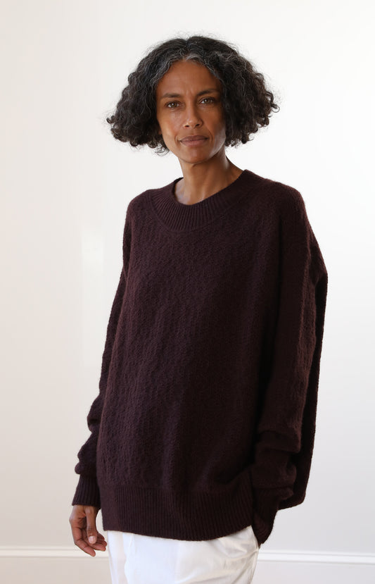 Wine Yak Pullover