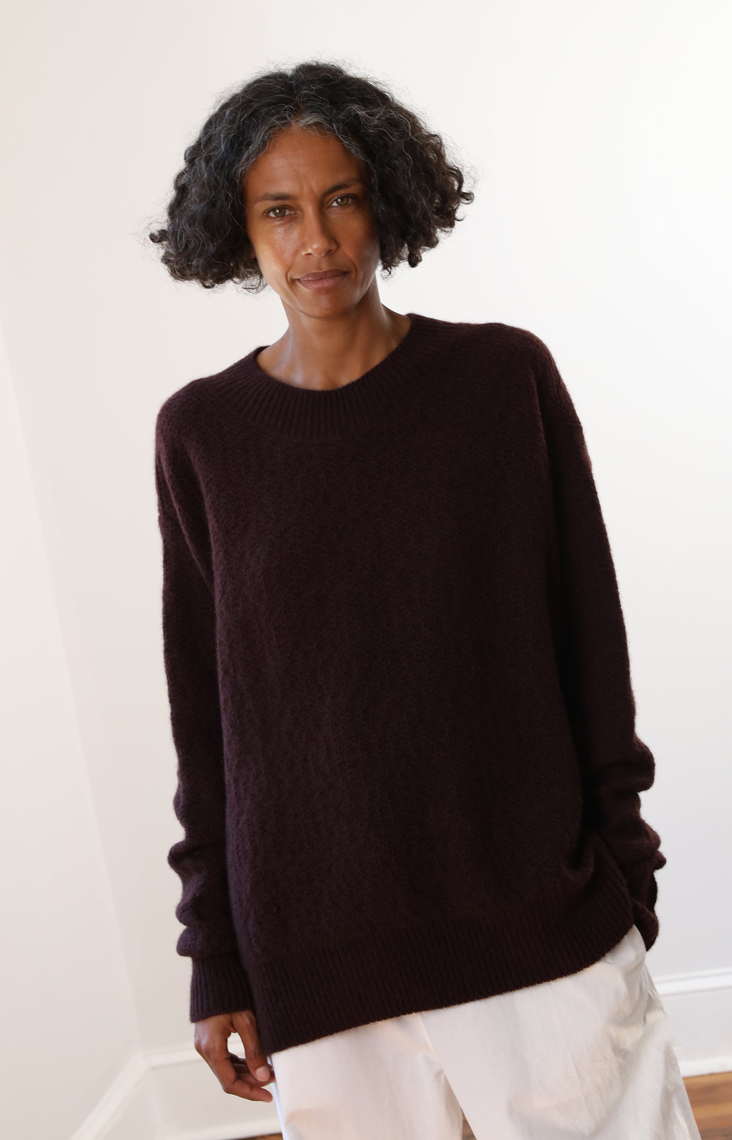 Wine Yak Pullover