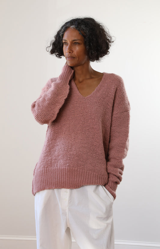 Rose Yak Pullover