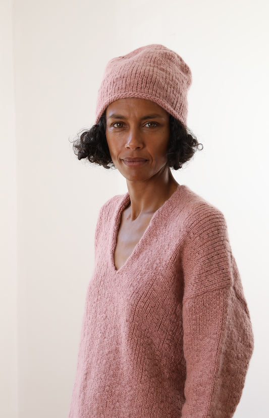 Rose Yak Beanie