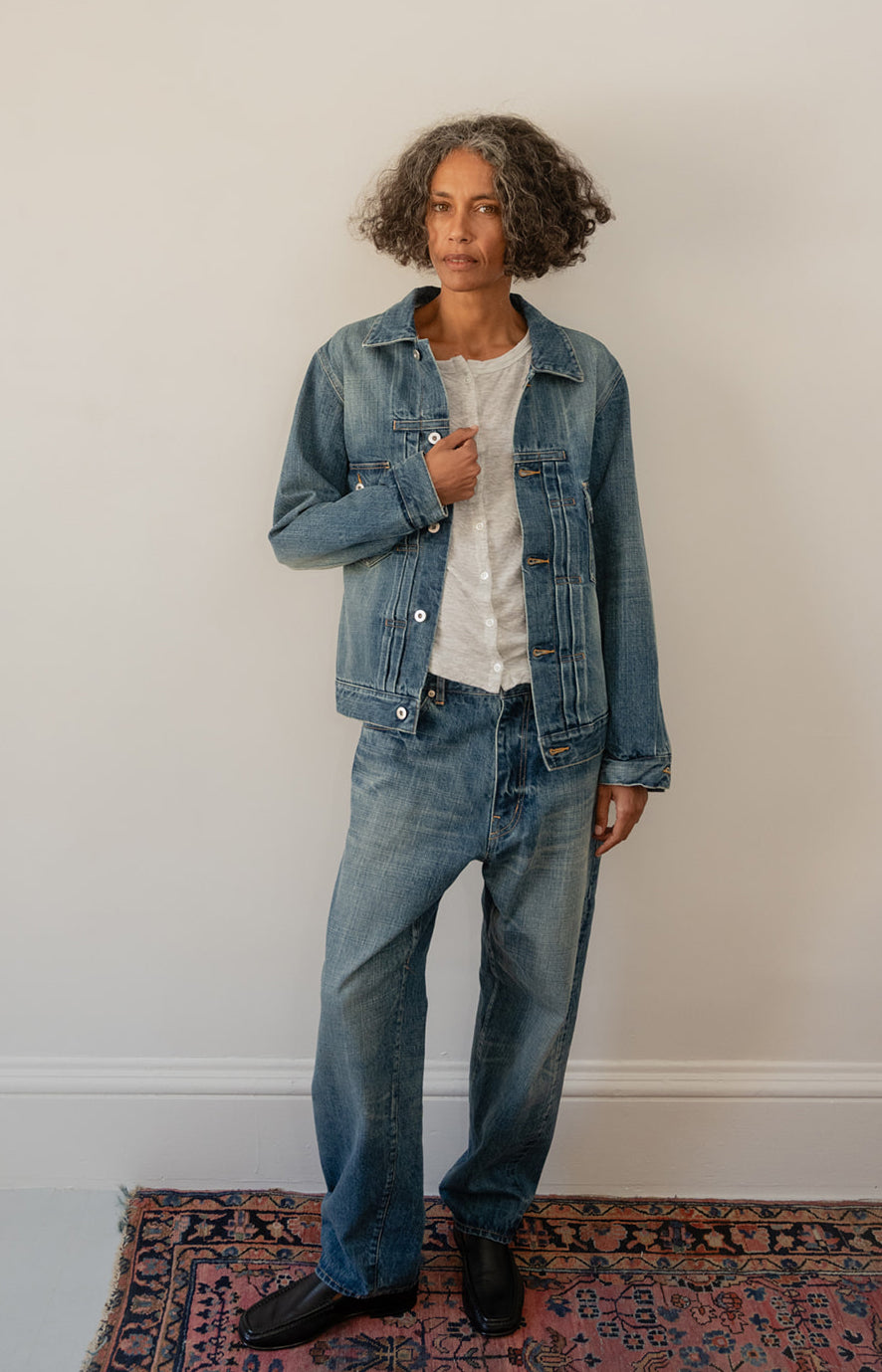 Distressed Denim Pants