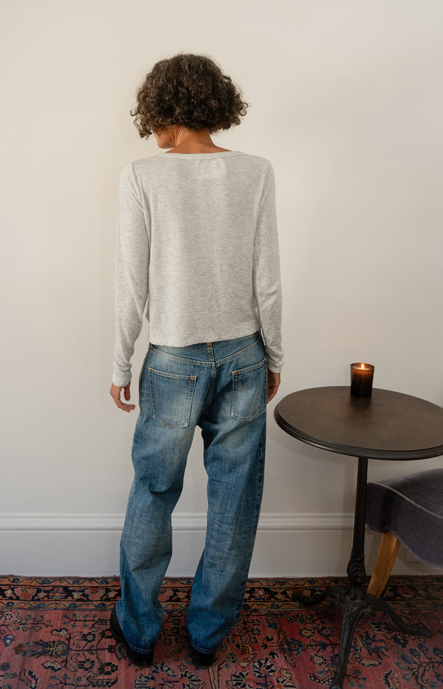 Distressed Denim Pants