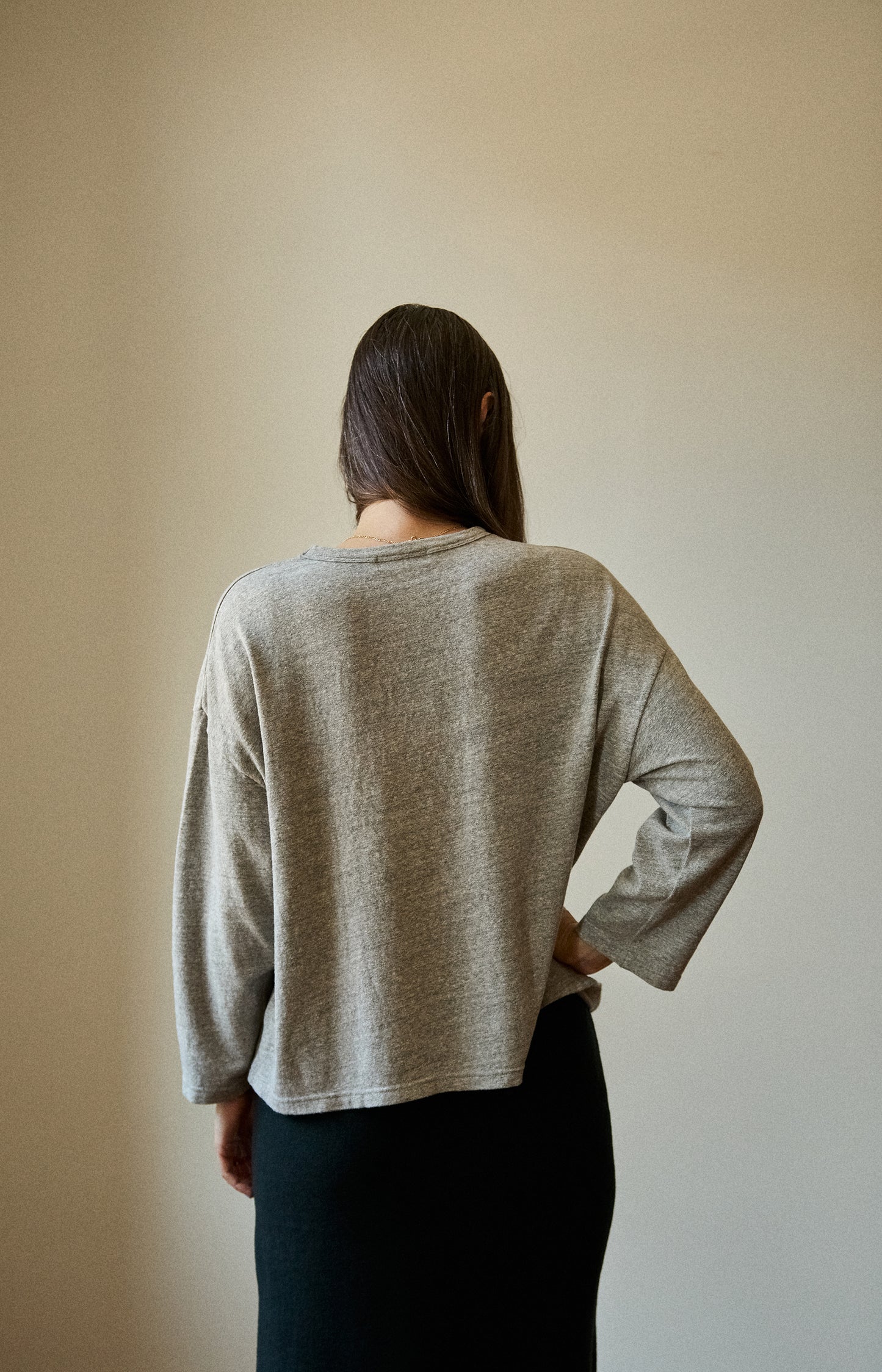 Grey Long Sleeve Shirt