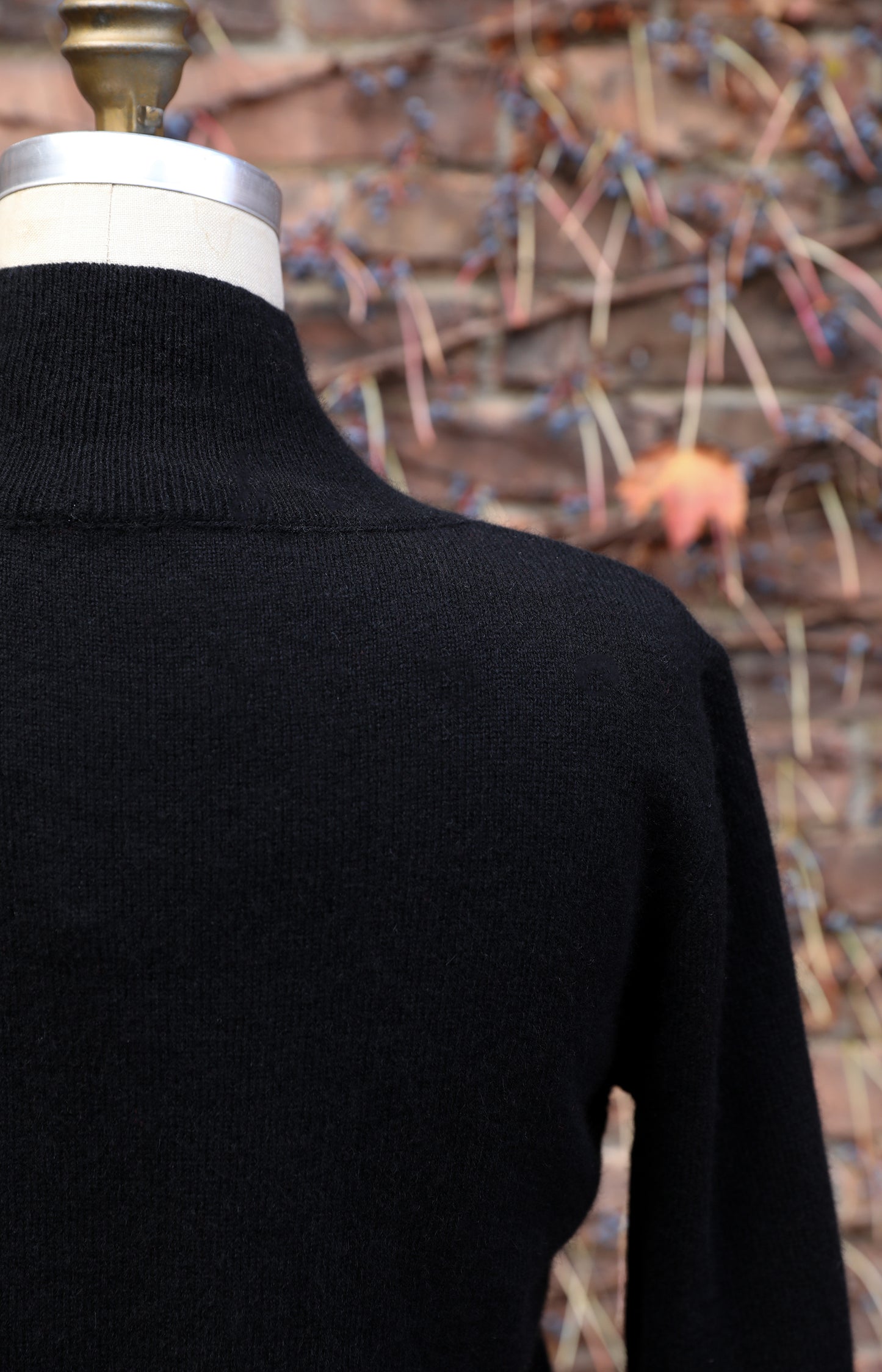 Black Cashmere Turtleneck