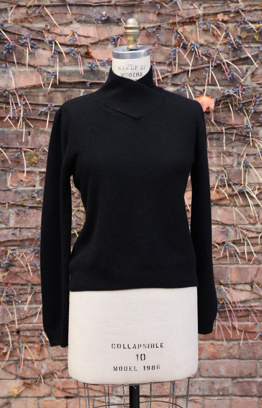 Black Cashmere Turtleneck