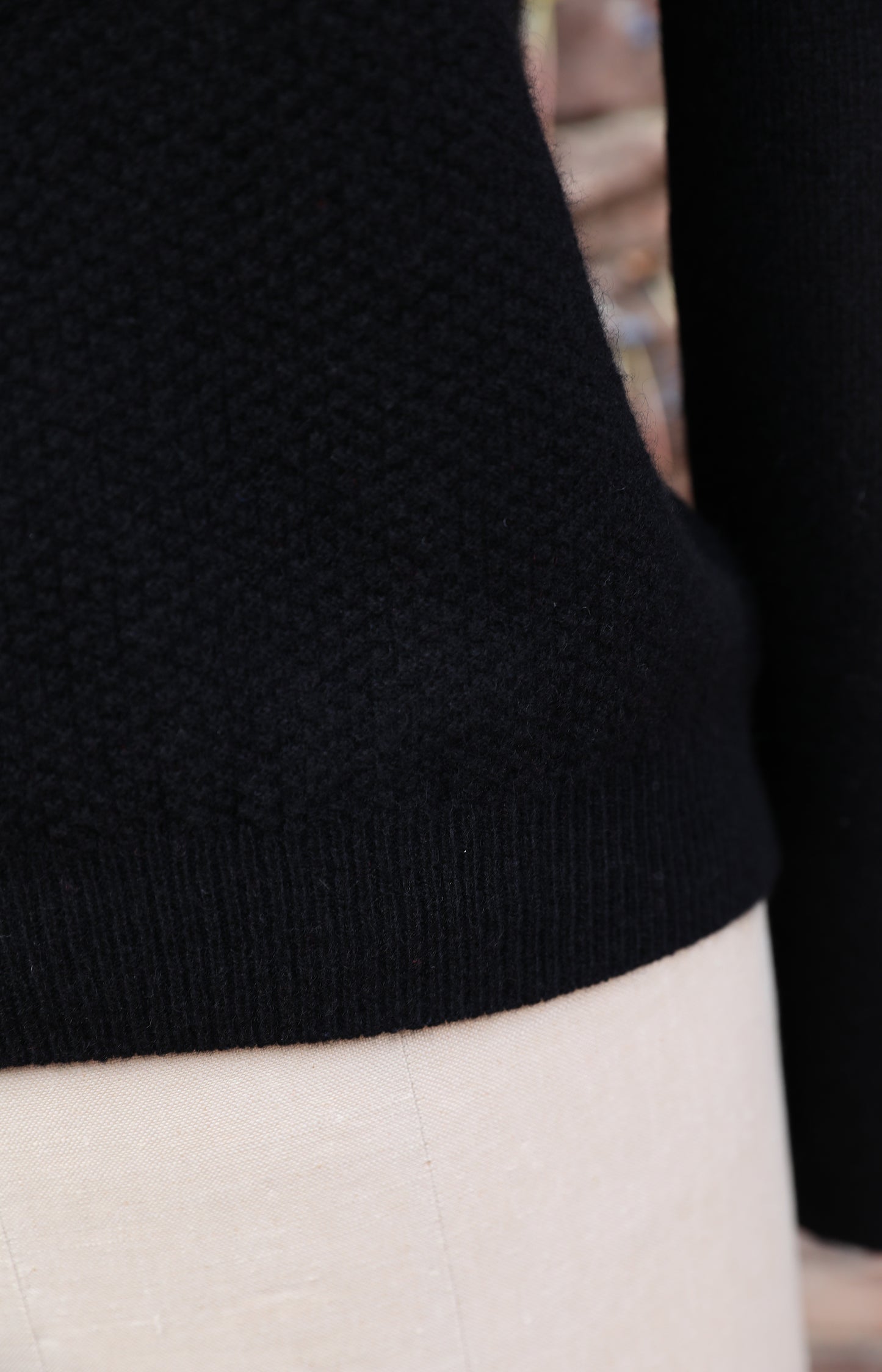 Black Cashmere Turtleneck