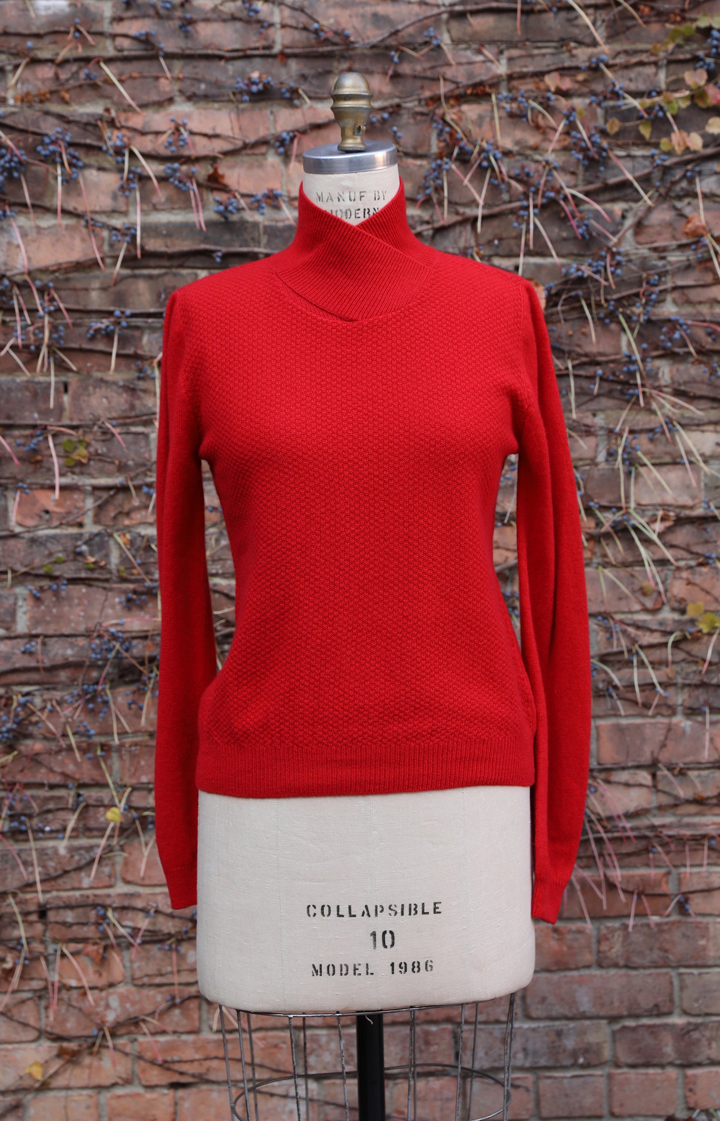 Red Cashmere Turtleneck