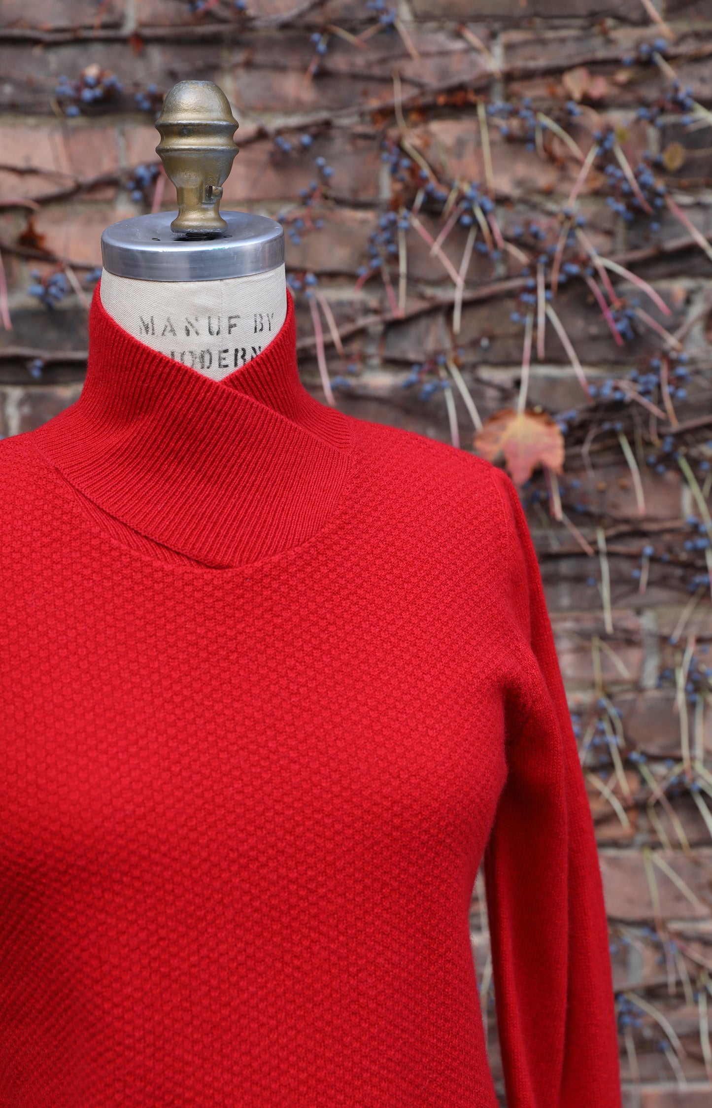 Red Cashmere Turtleneck