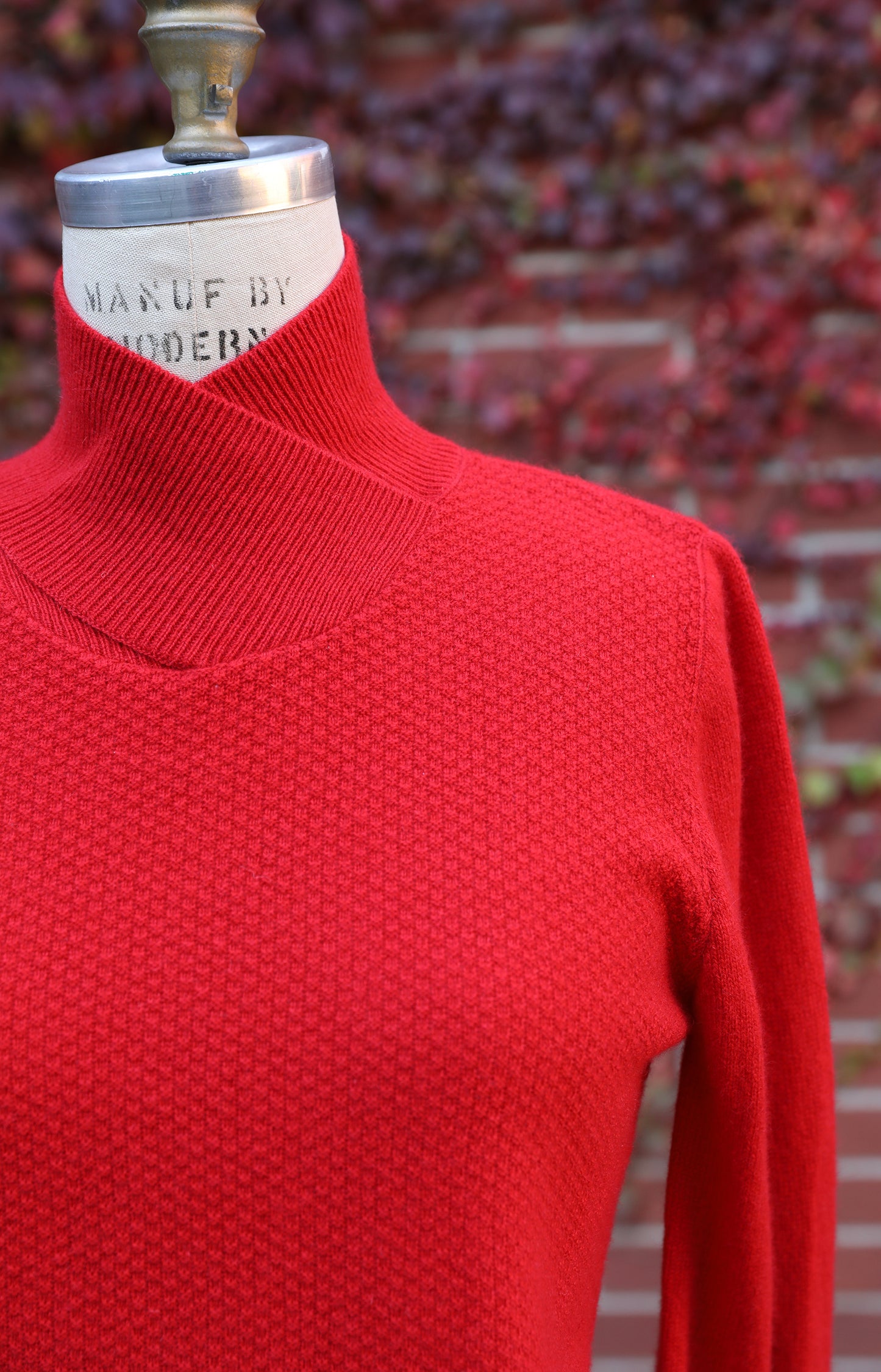 Red Cashmere Turtleneck