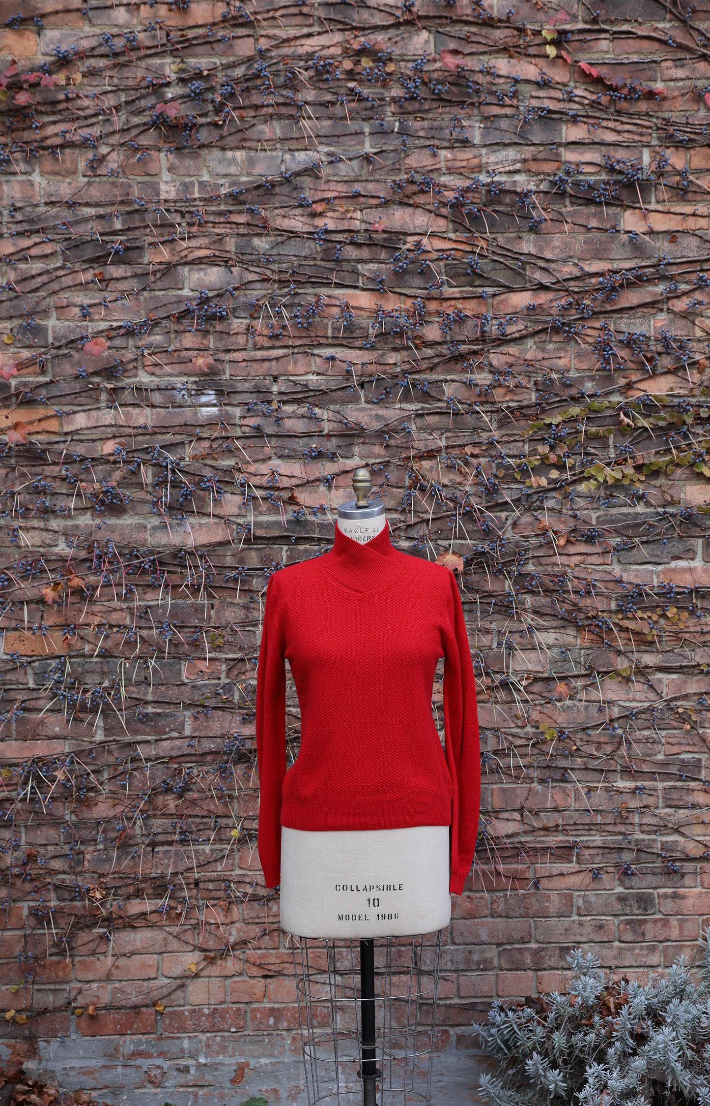 Red Cashmere Turtleneck