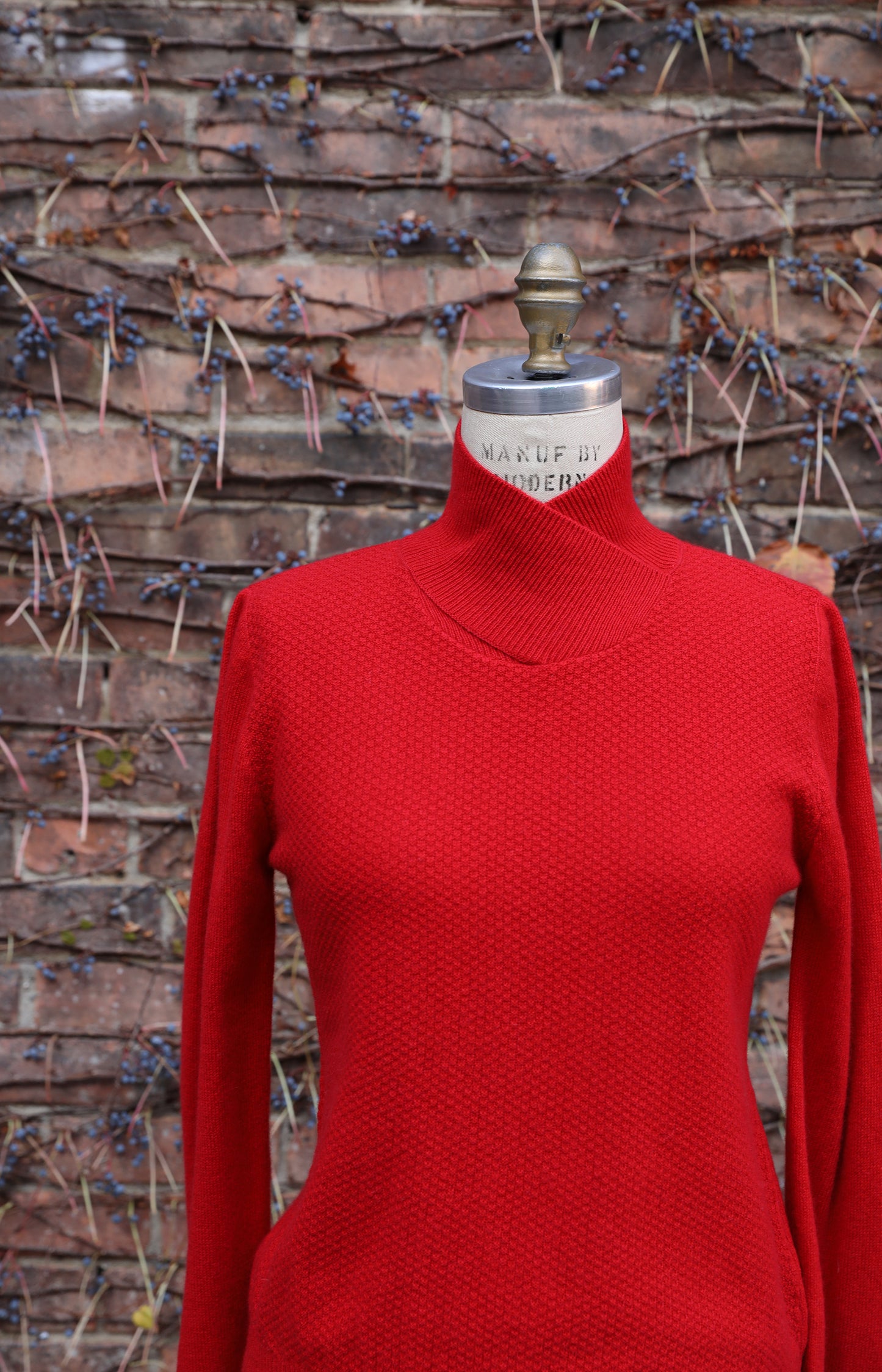 Red Cashmere Turtleneck