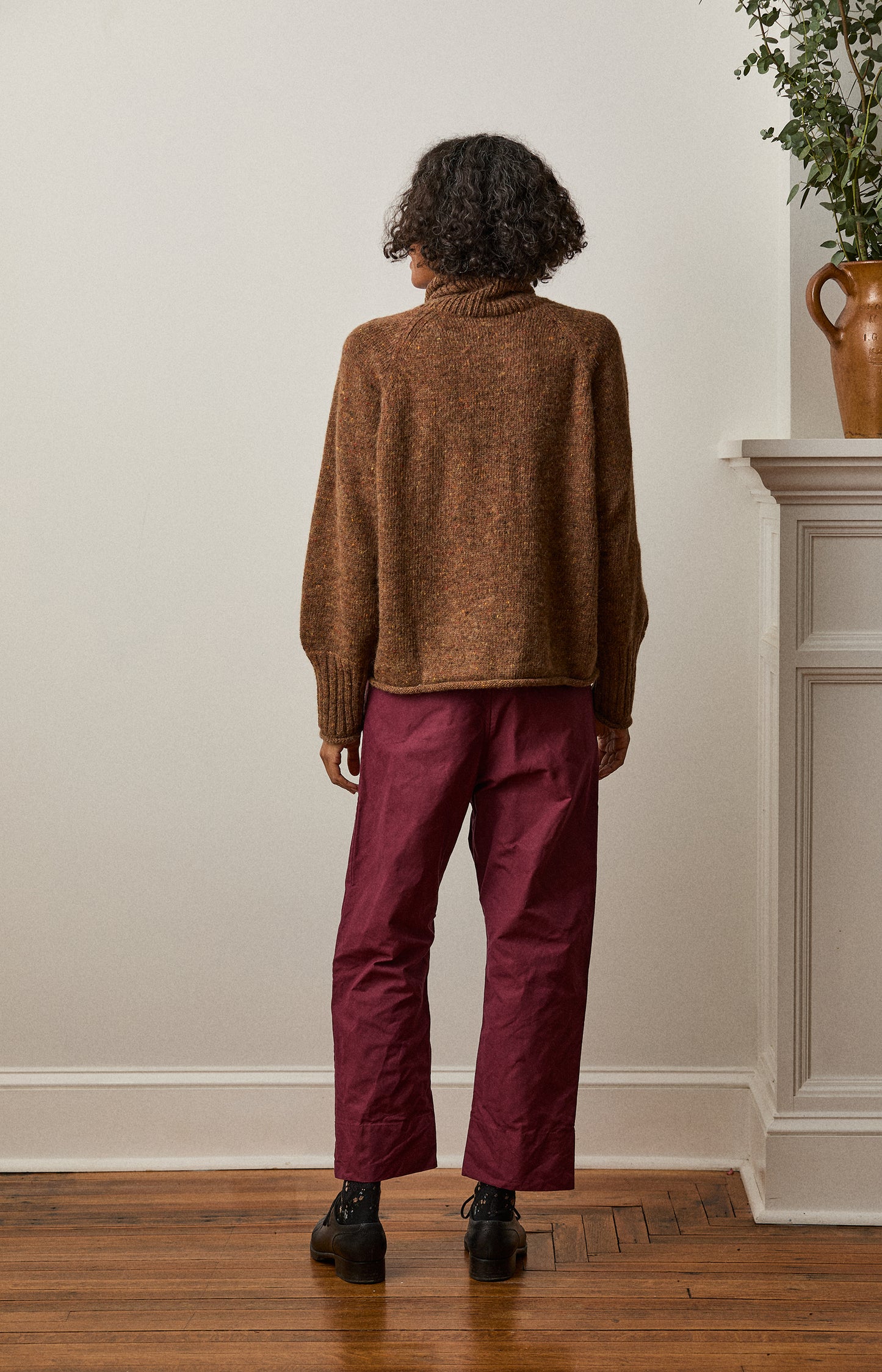 Garnet Waxed Cotton RP Pants