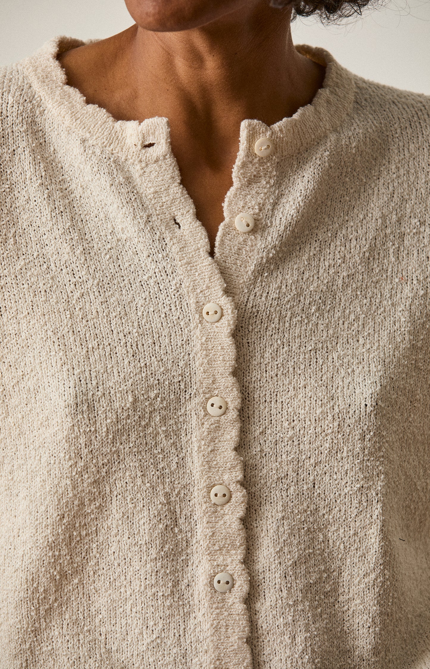 Cream Piste Cardigan