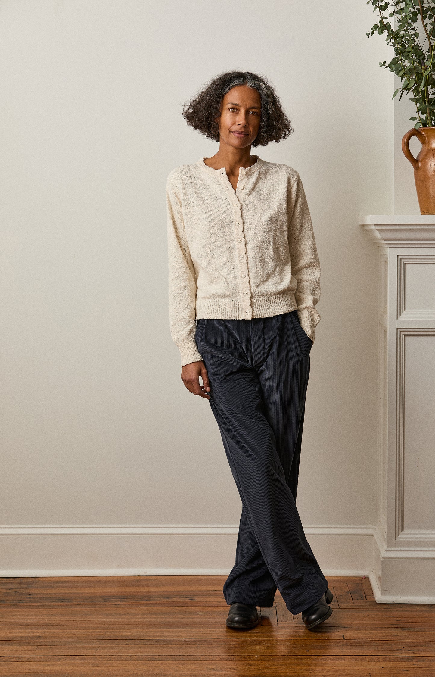 Cream Piste Cardigan