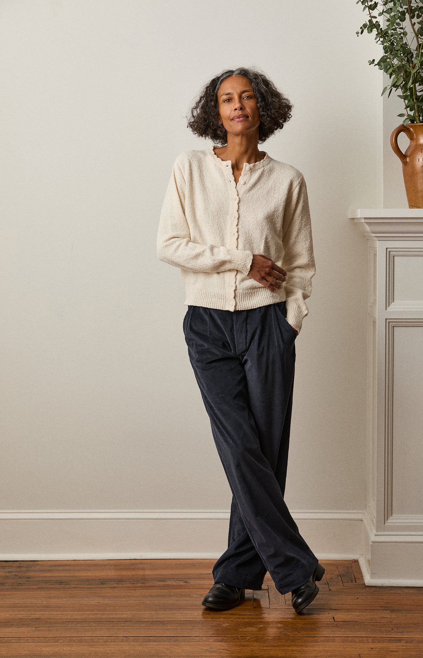 Cream Piste Cardigan