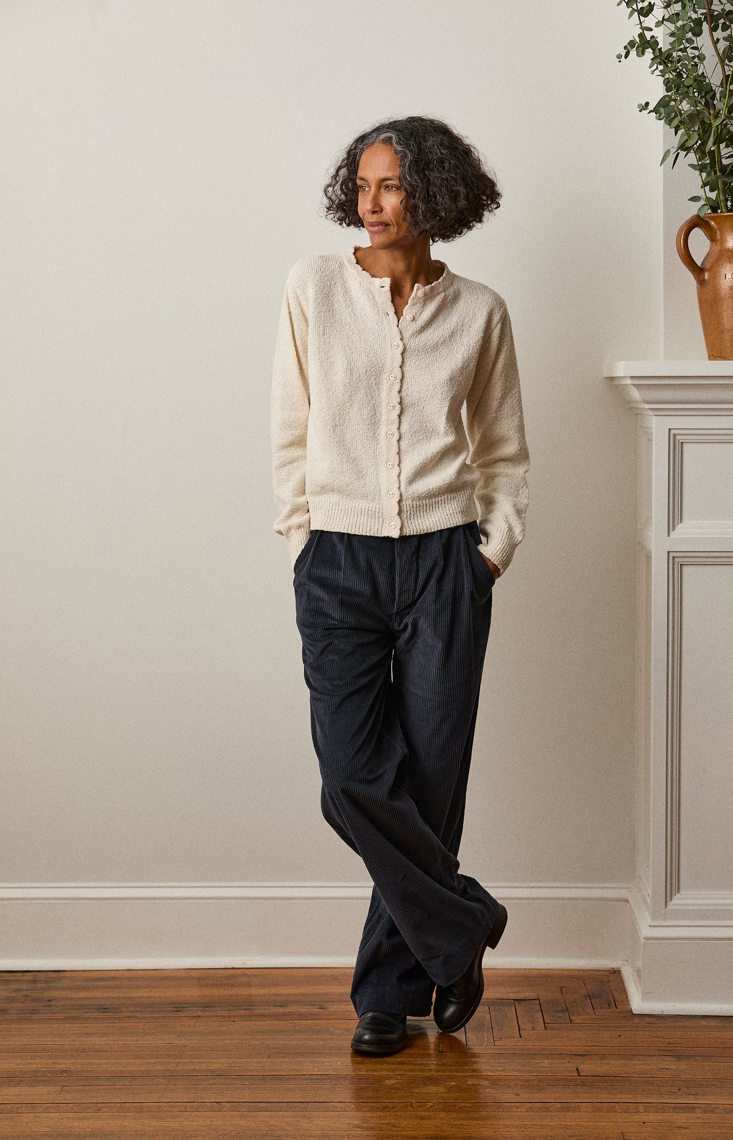 Cream Piste Cardigan