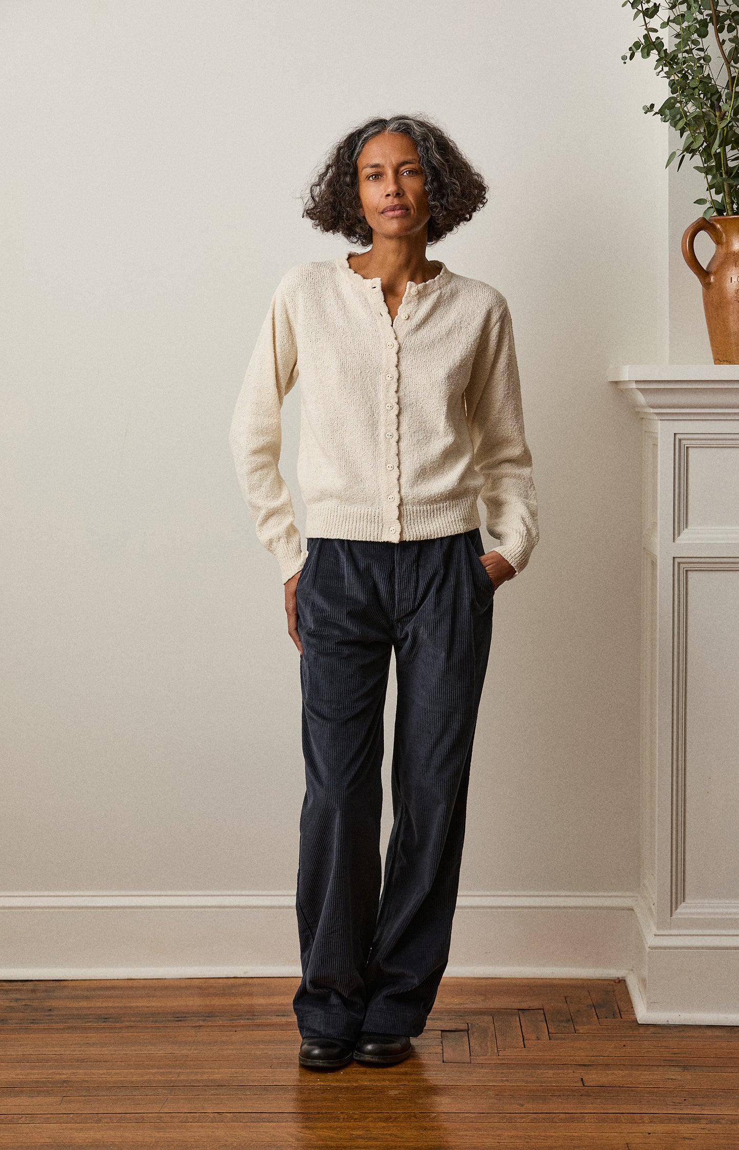 Cream Piste Cardigan