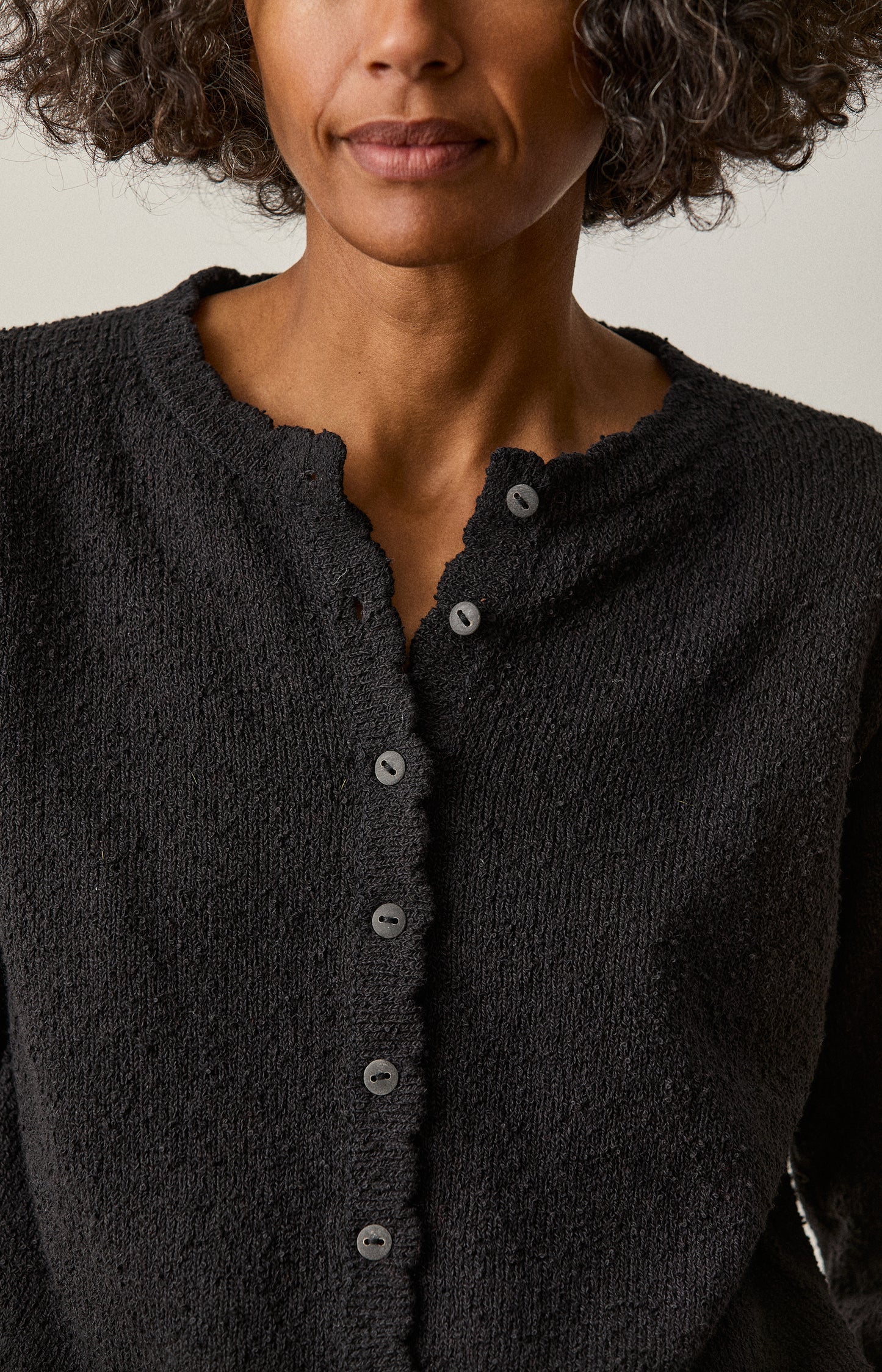 Black Piste Cardigan