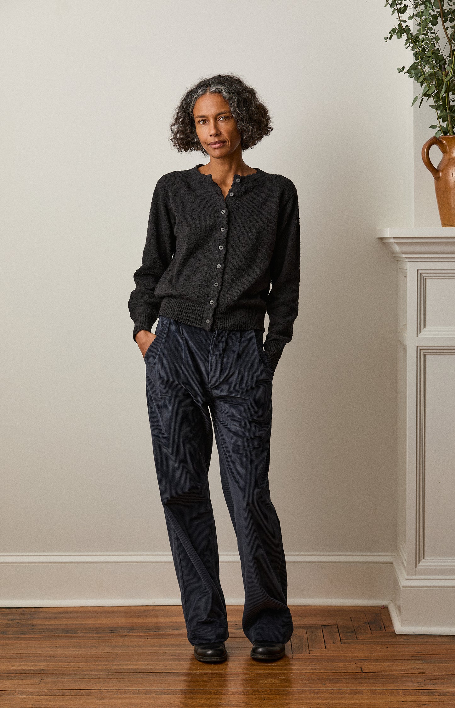 Black Piste Cardigan