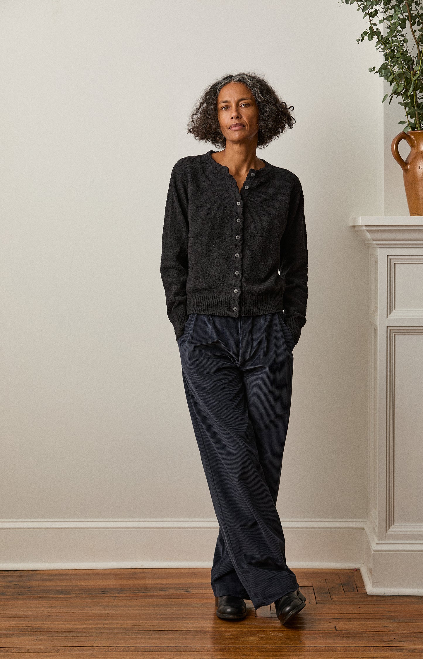 Black Piste Cardigan