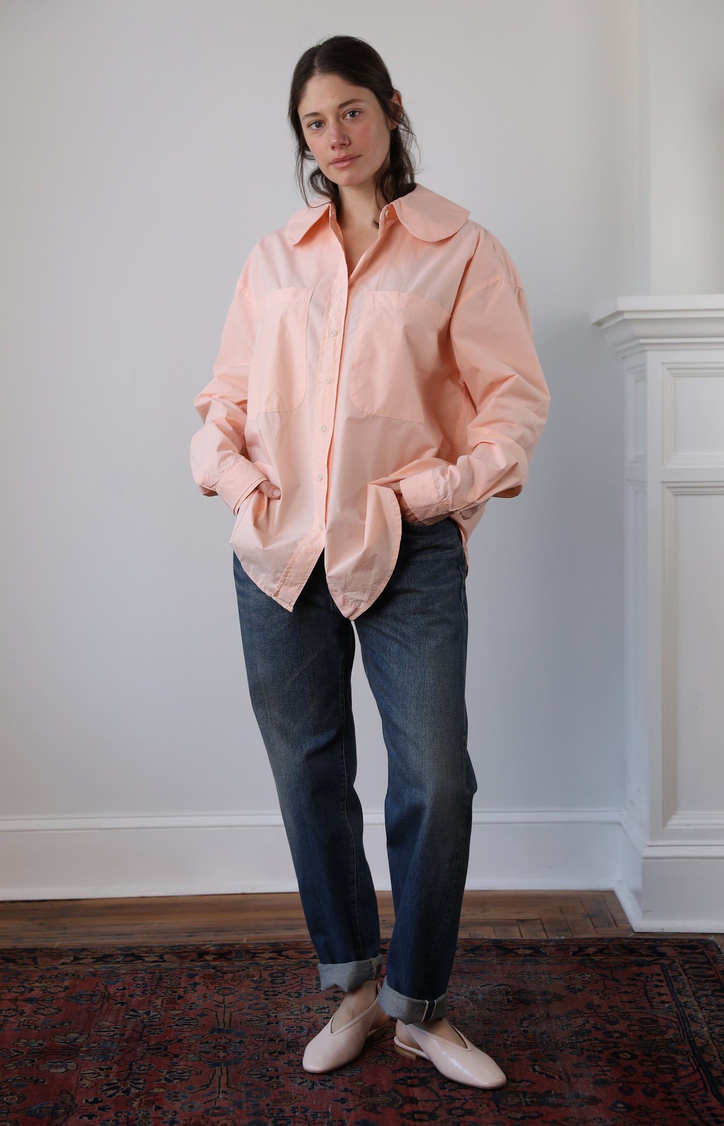 Conch Pink Hollis Oversized Shirt