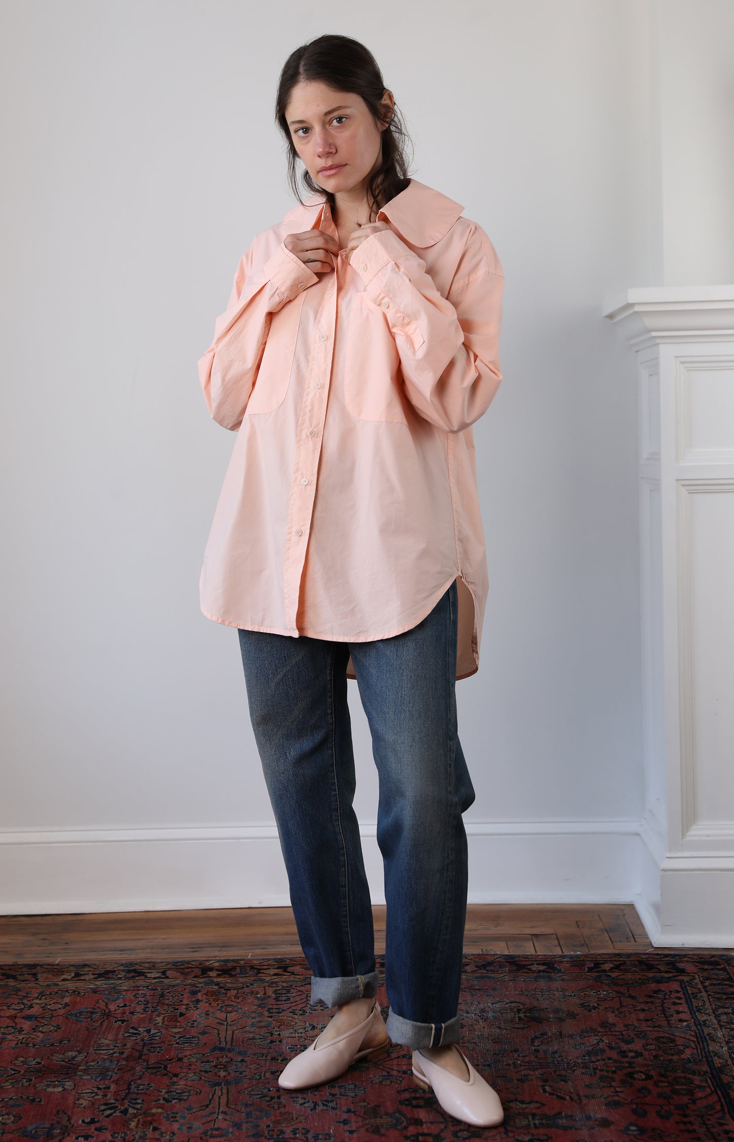 Conch Pink Hollis Oversized Shirt
