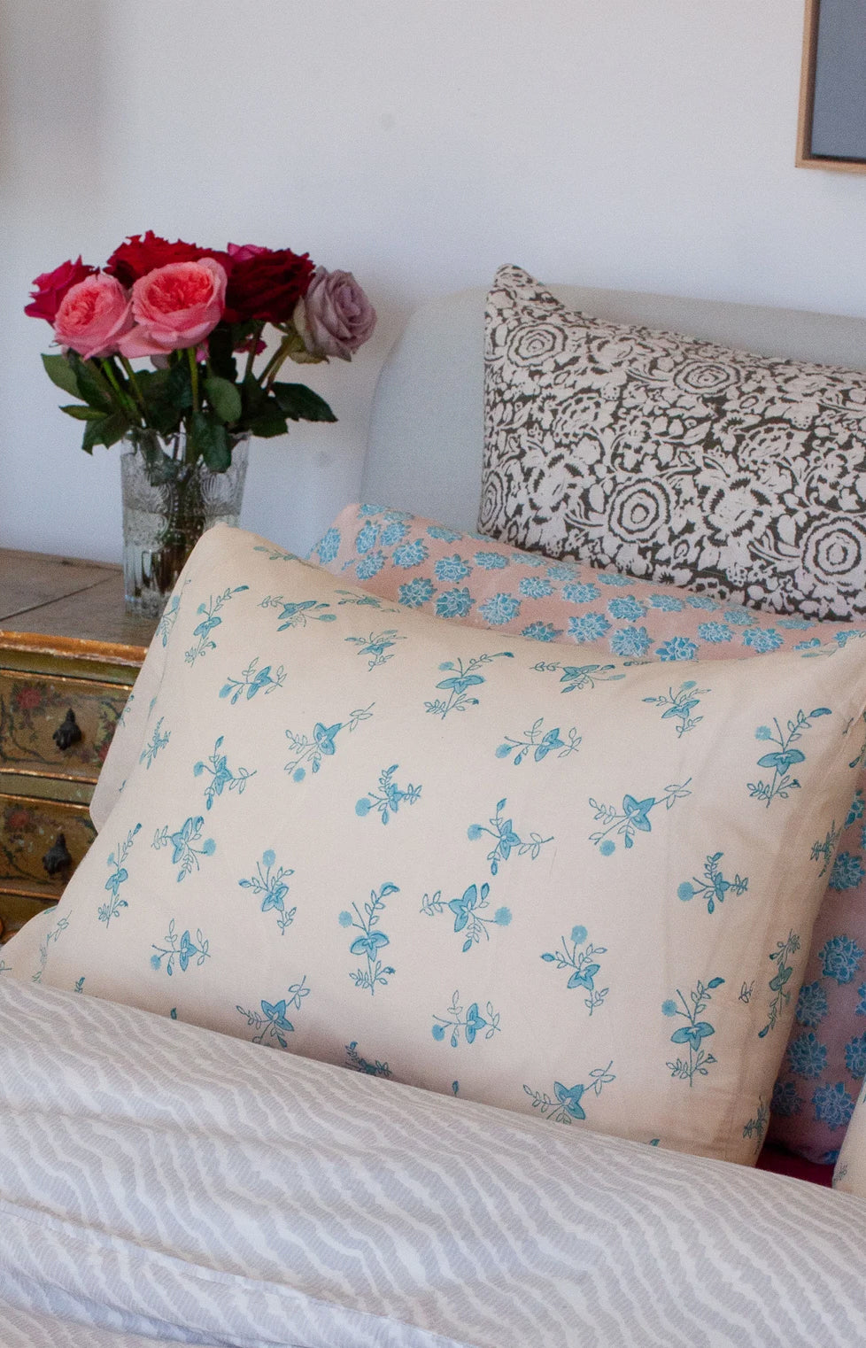 Antique Floral Pillowcases