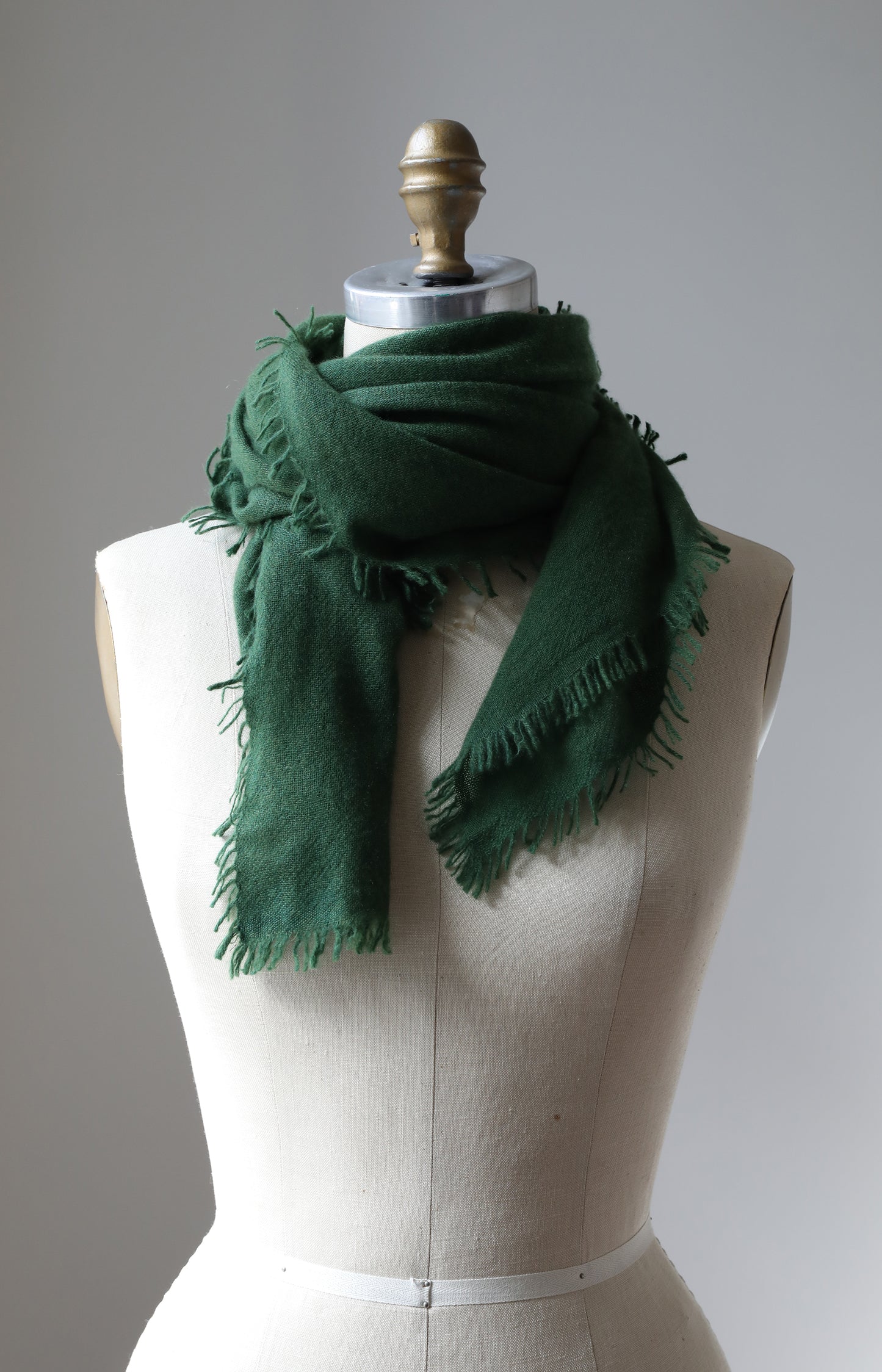 Green Cashmere Scarf