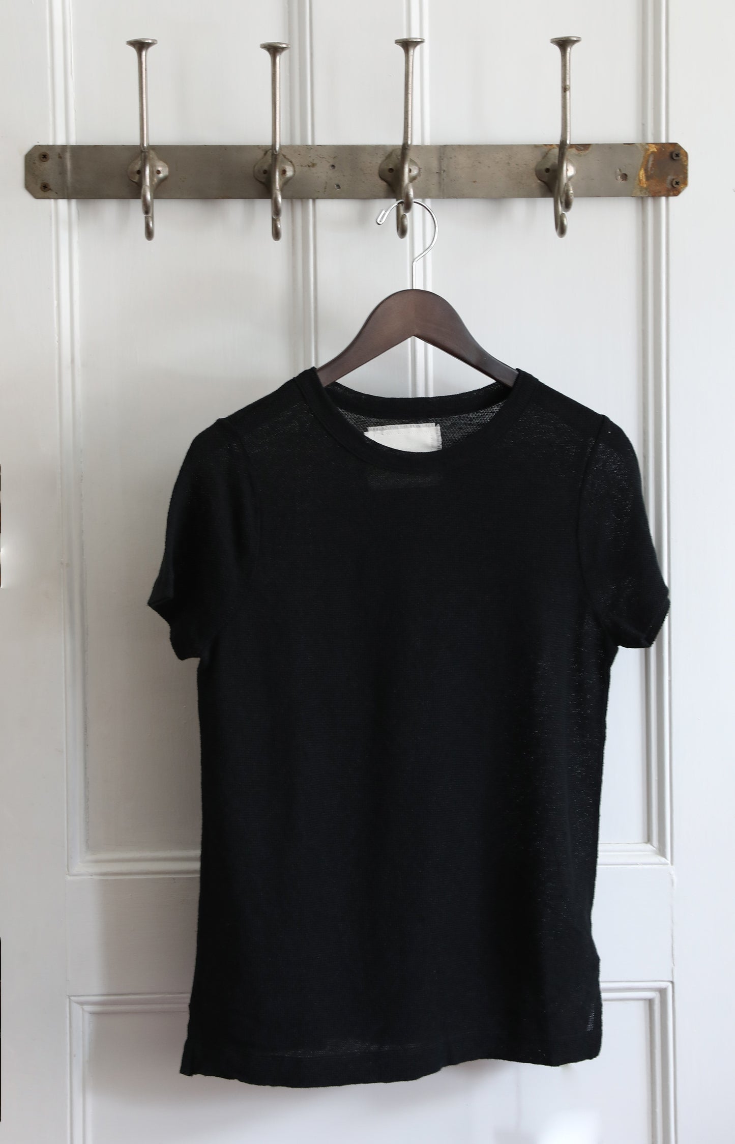 Black Hemp Crew Tee