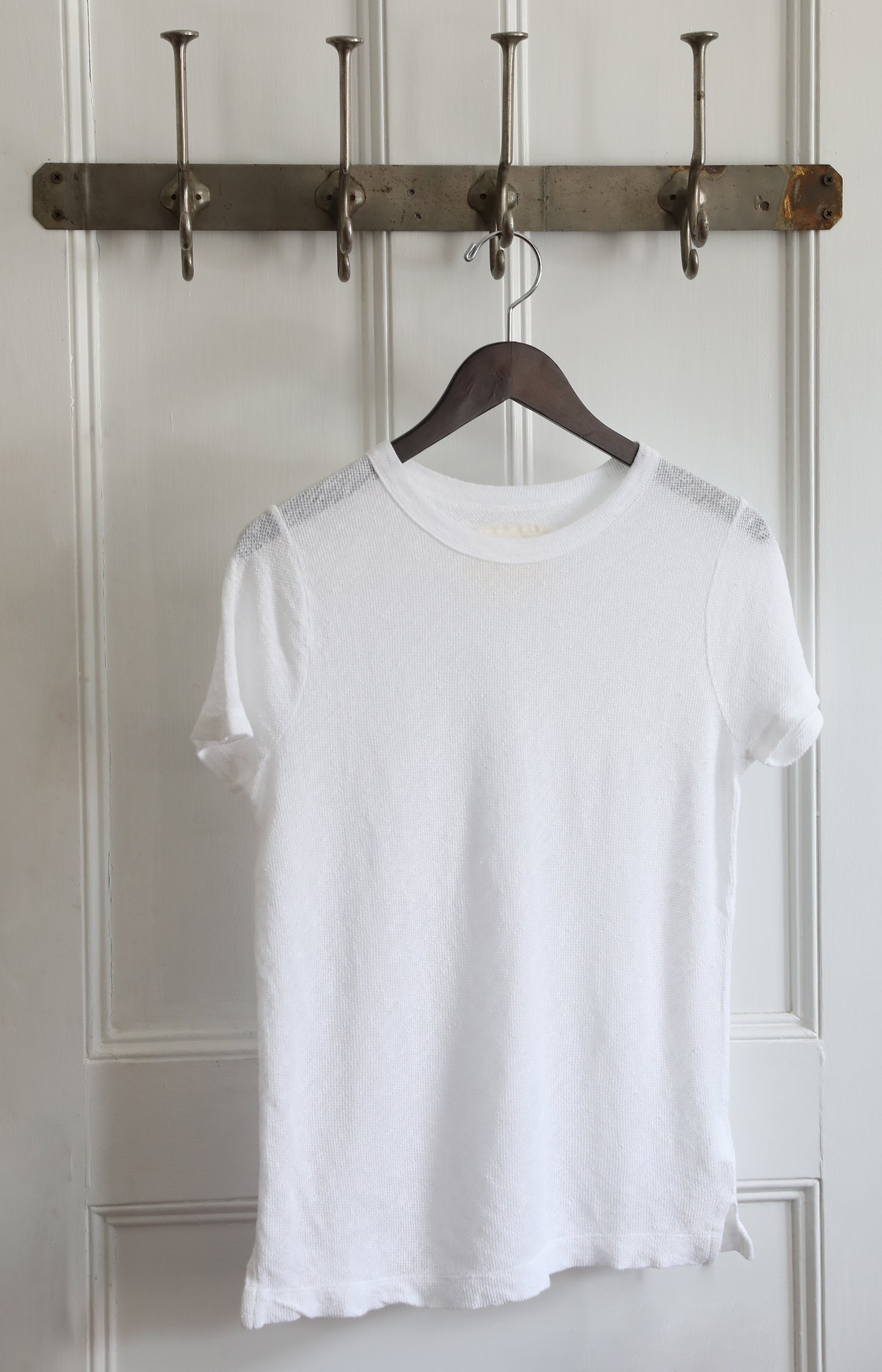 White Hemp Crew Tee