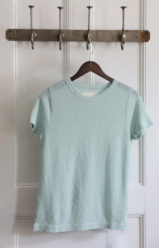 Aqua Hemp Crew Tee