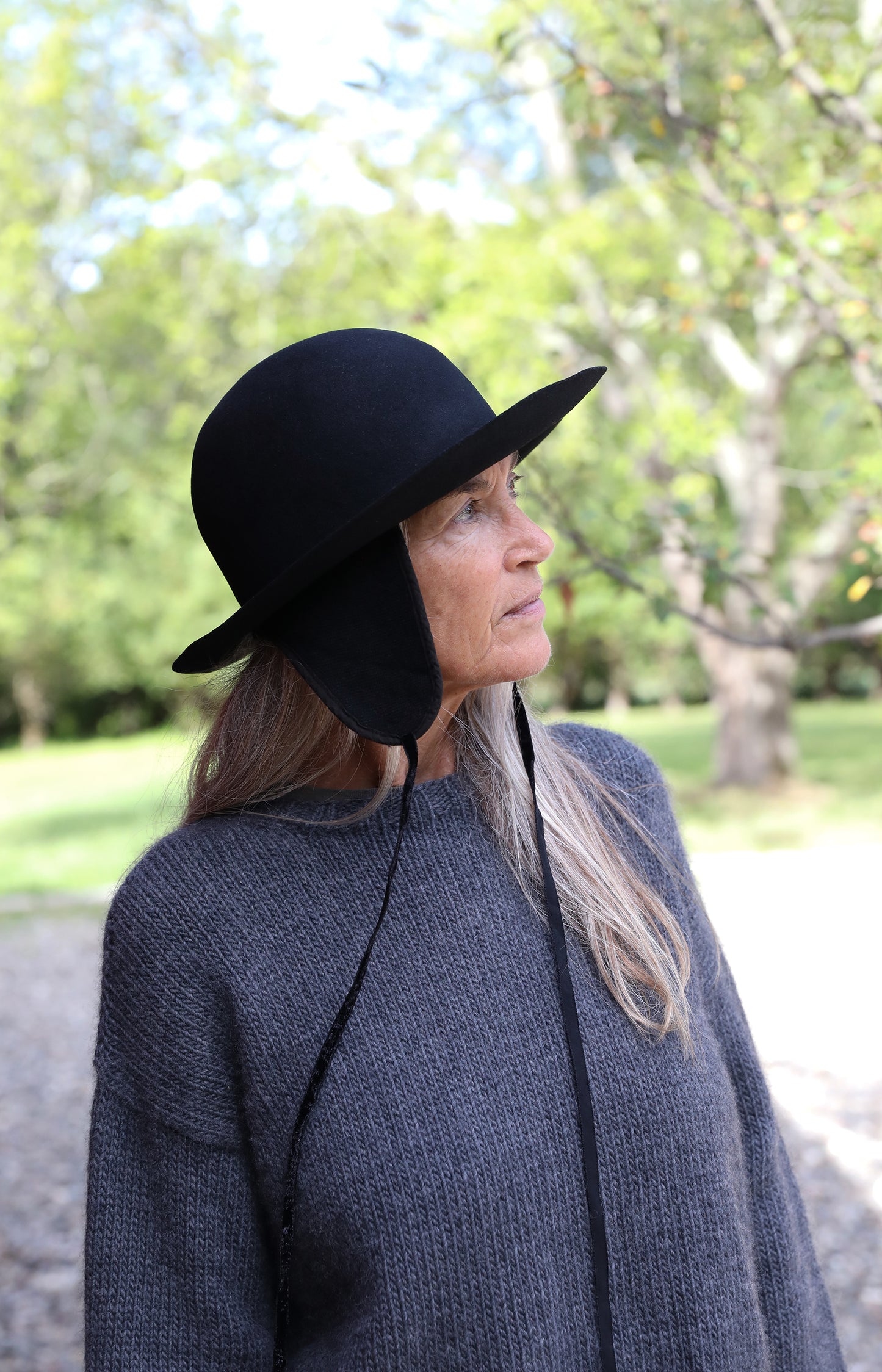 Midnight Blue Hat with Ear Flaps