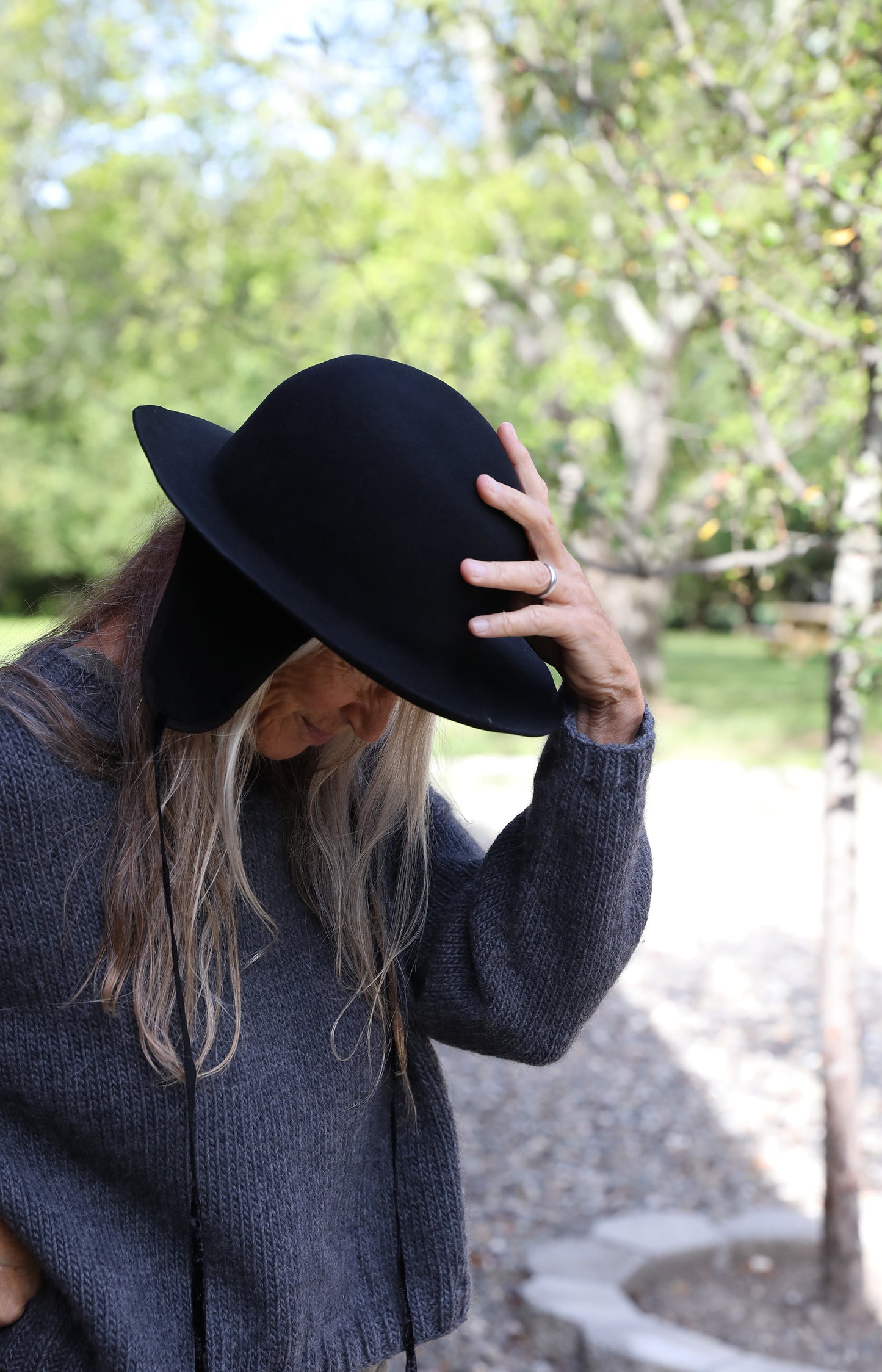 Midnight Blue Hat with Ear Flaps