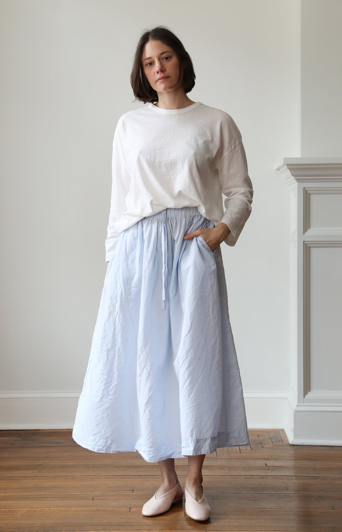 White Long Sleeve Tee