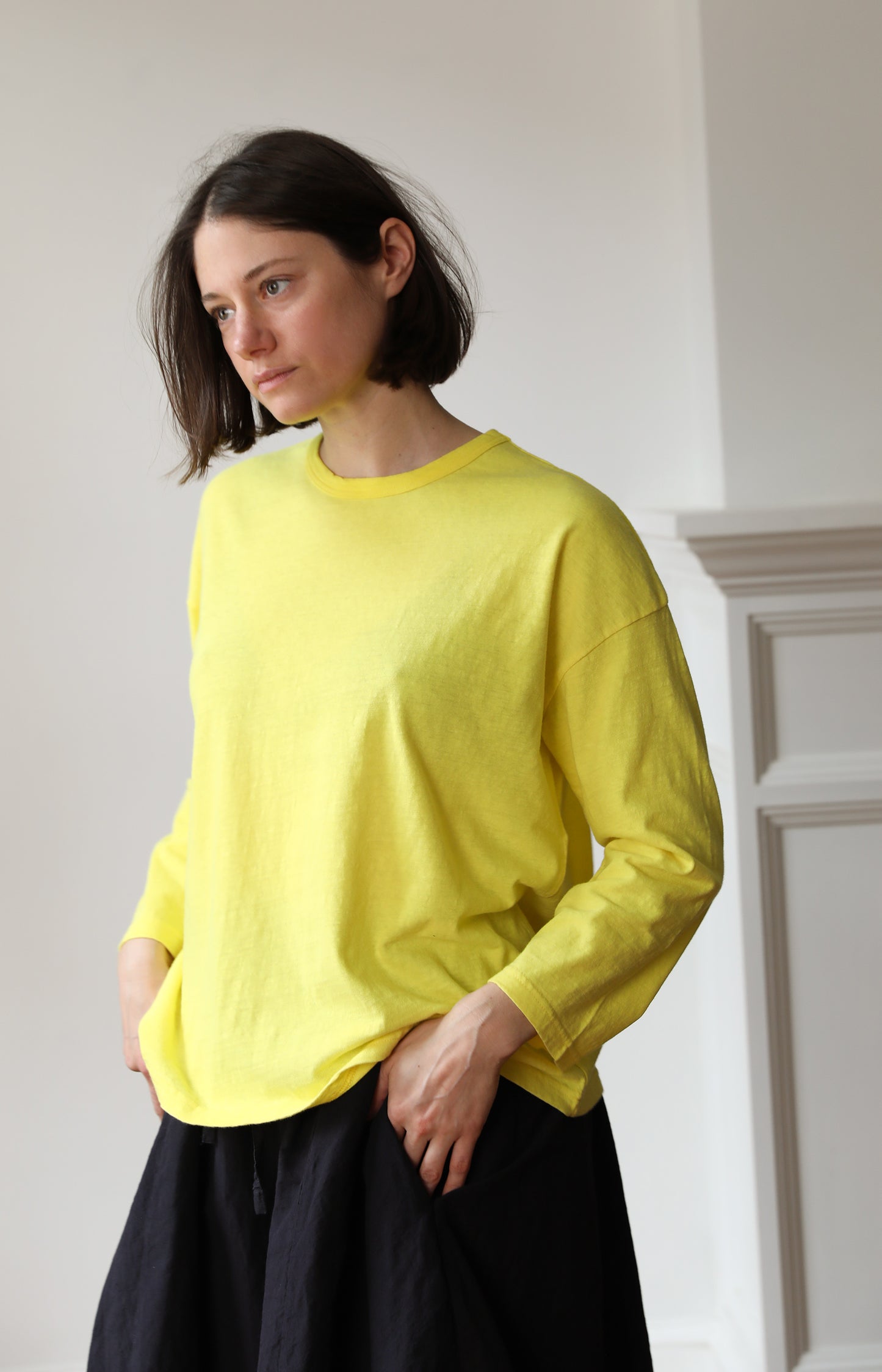 Yellow Long Sleeve Tee
