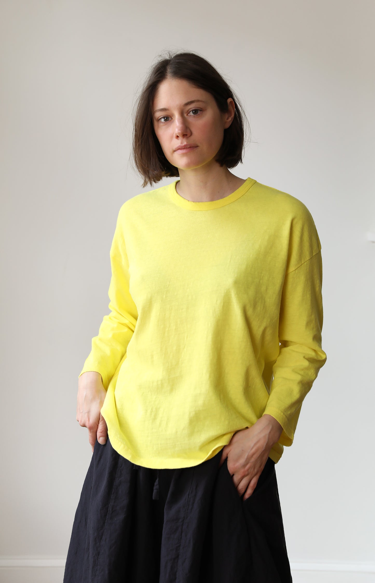 Yellow Long Sleeve Tee
