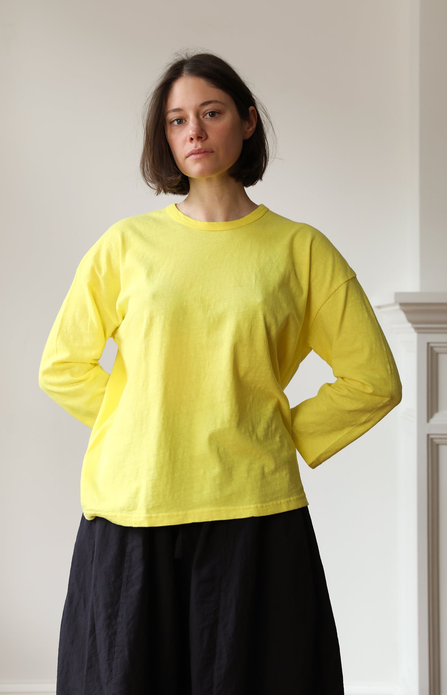 Yellow Long Sleeve Tee