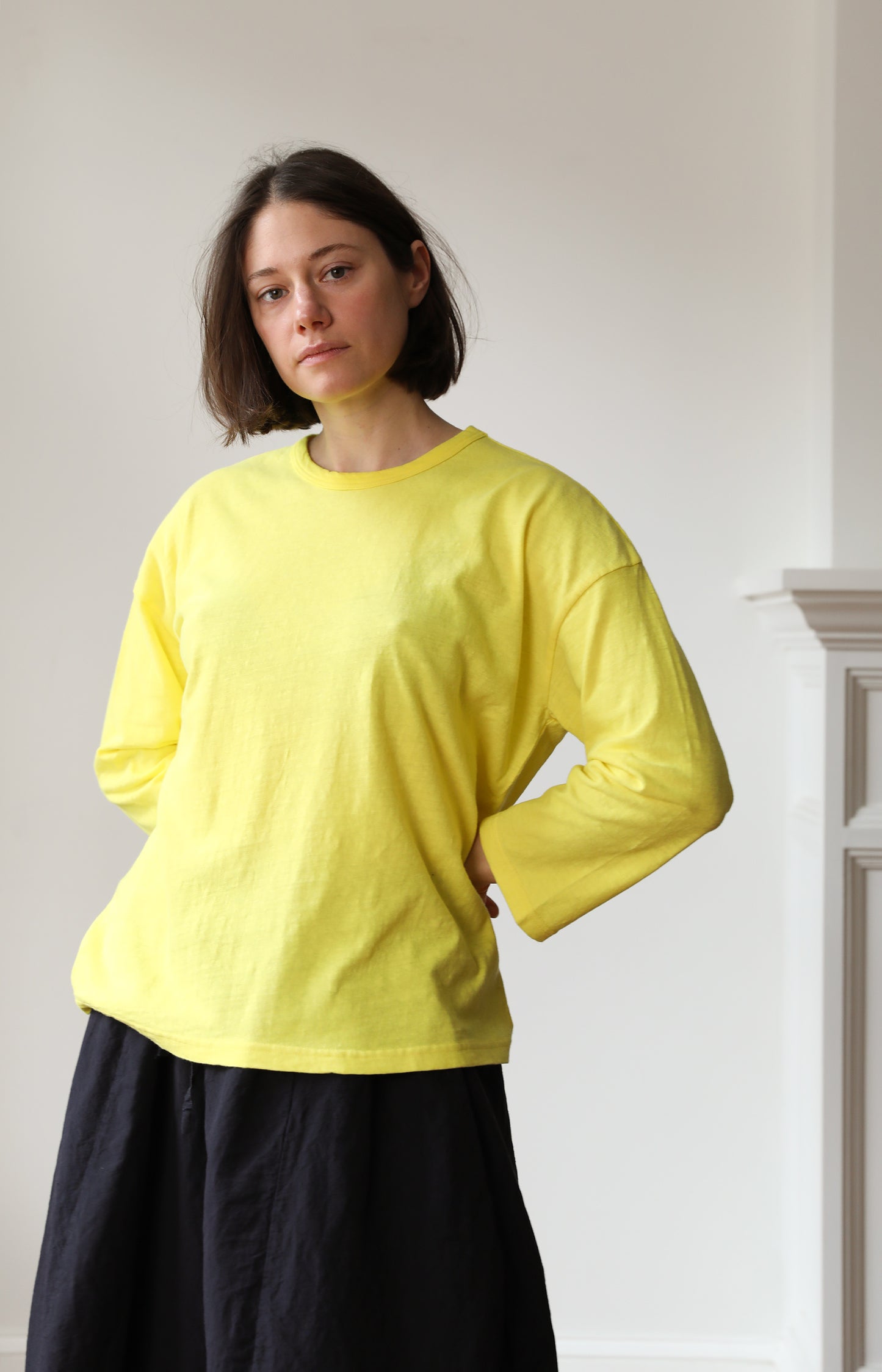 Yellow Long Sleeve Tee