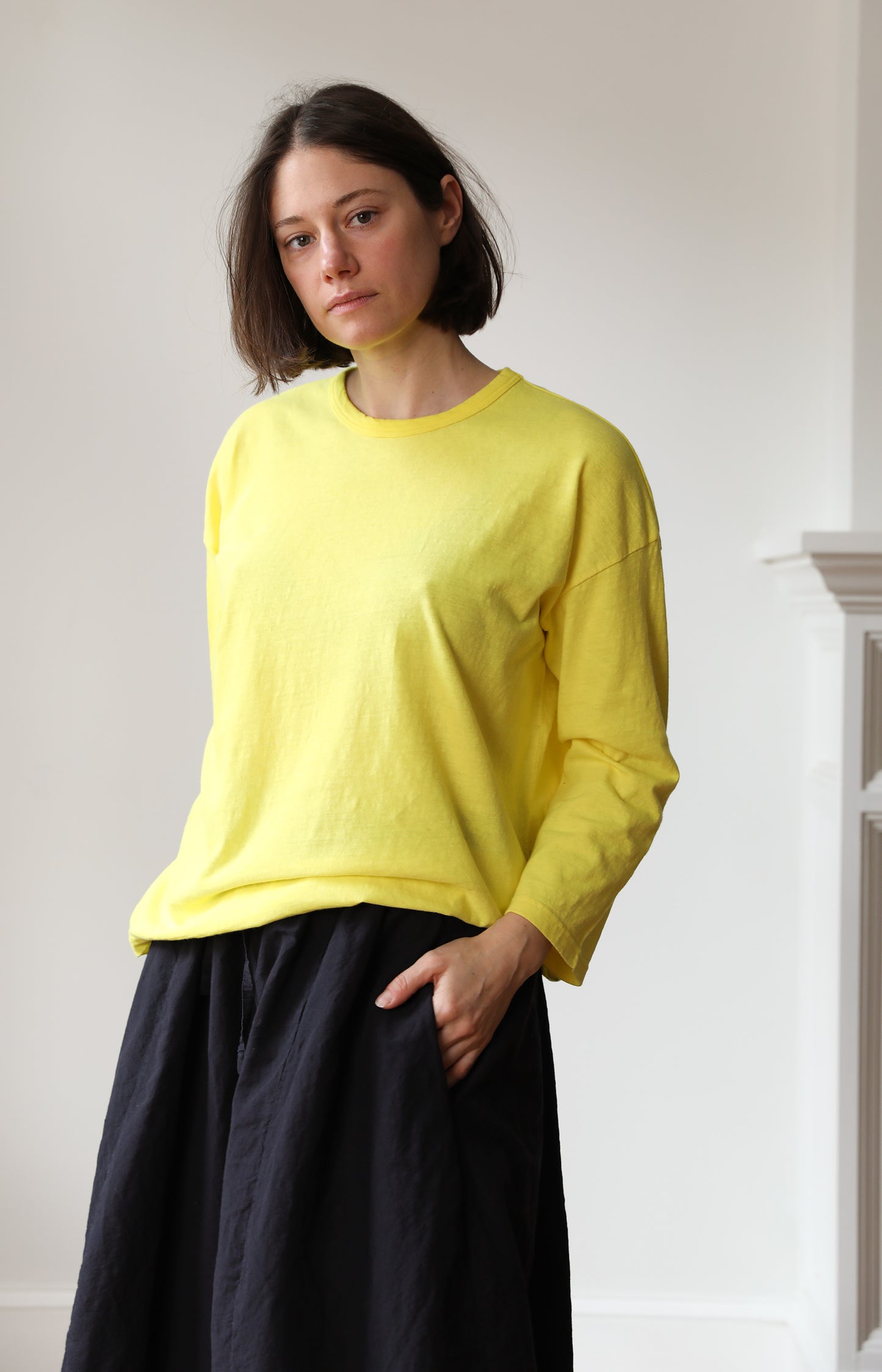 Yellow Long Sleeve Tee