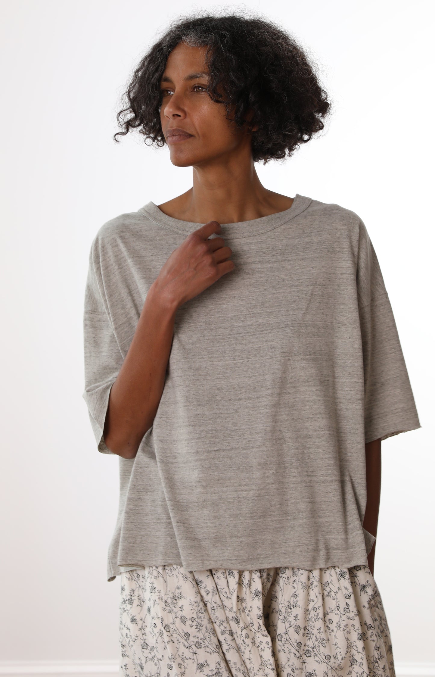Grey Cotton Shirt