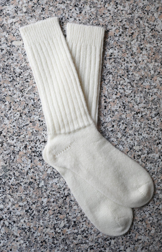 Soft Ivory Socks