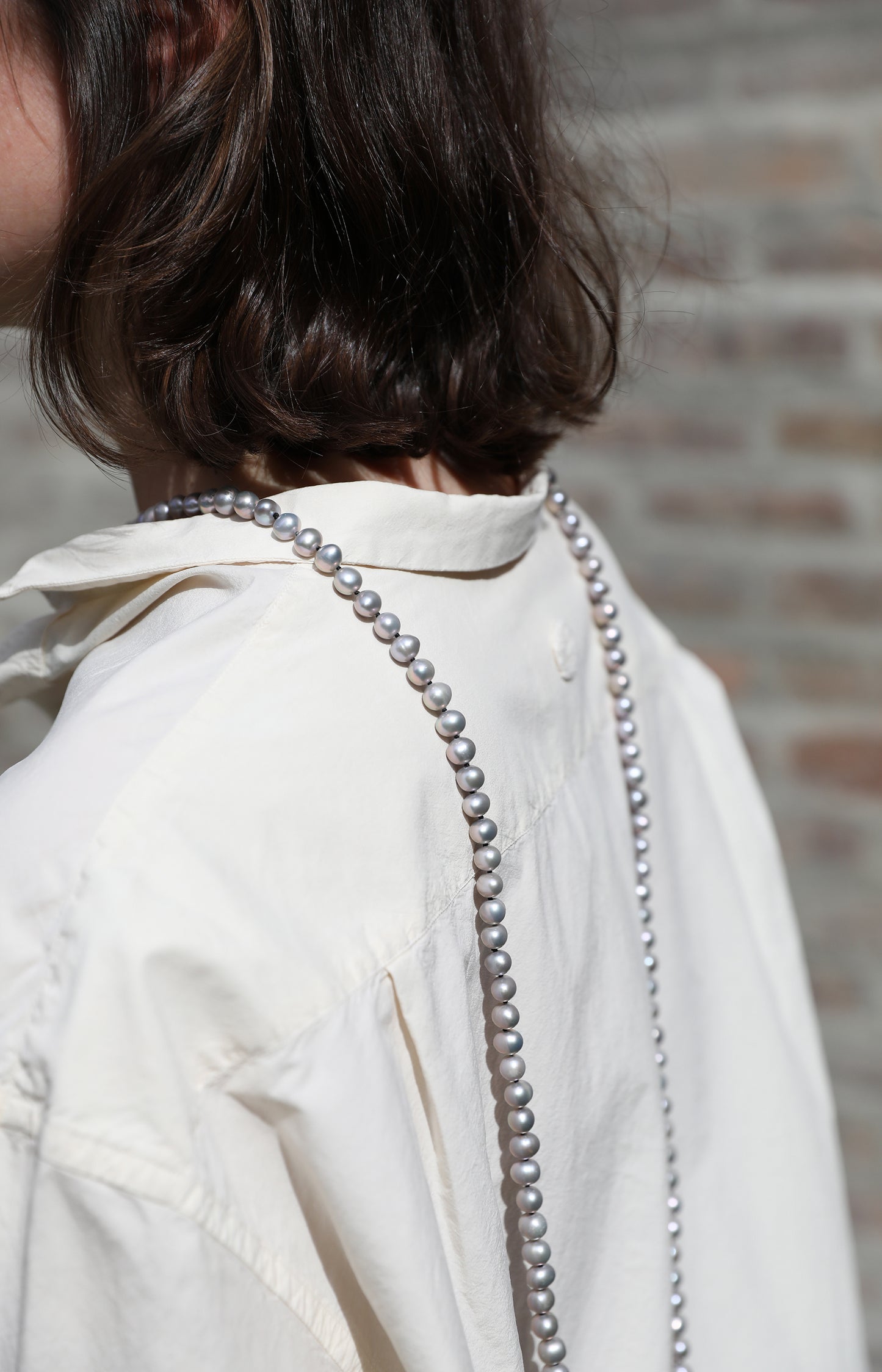 Grey Pearl Necklace