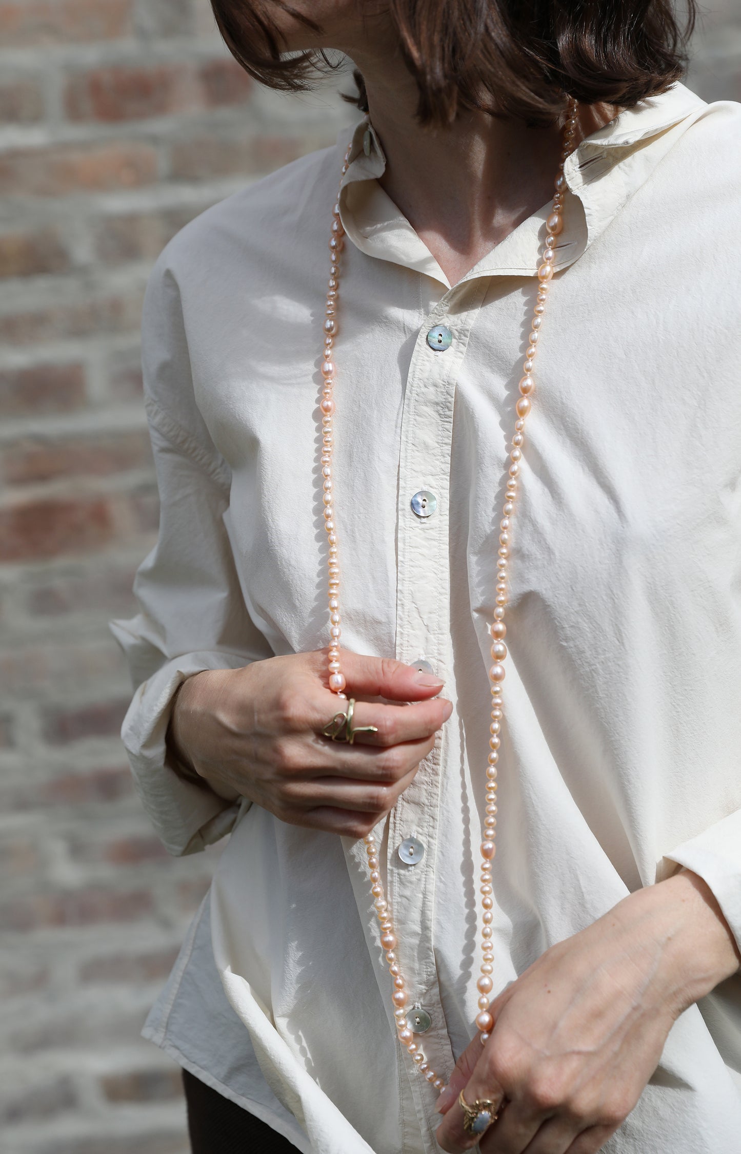 Pink Pearl Necklace