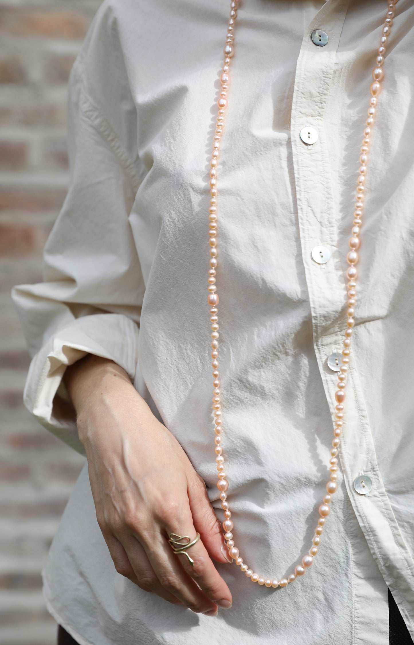 Pink Pearl Necklace