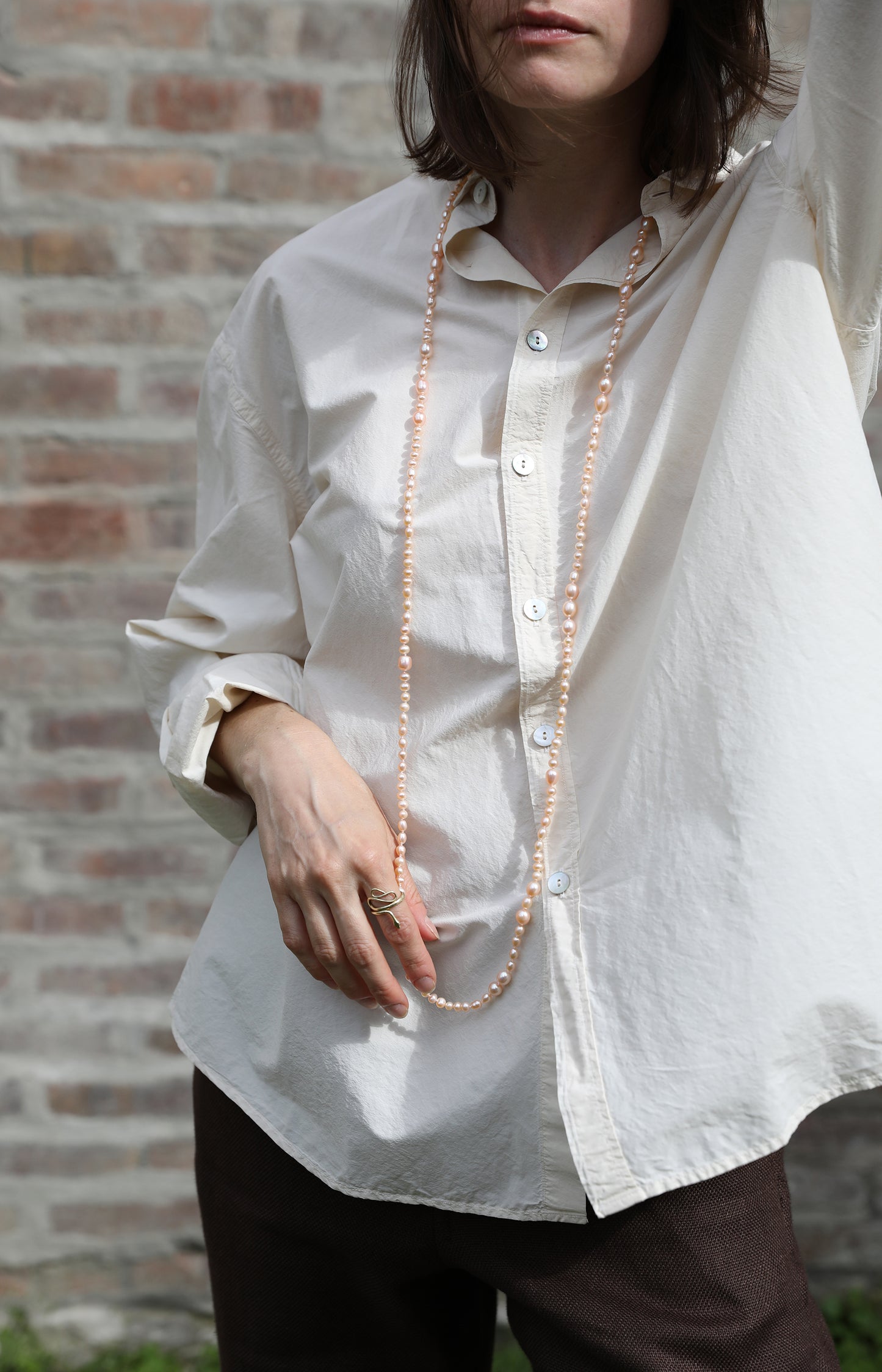 Pink Pearl Necklace