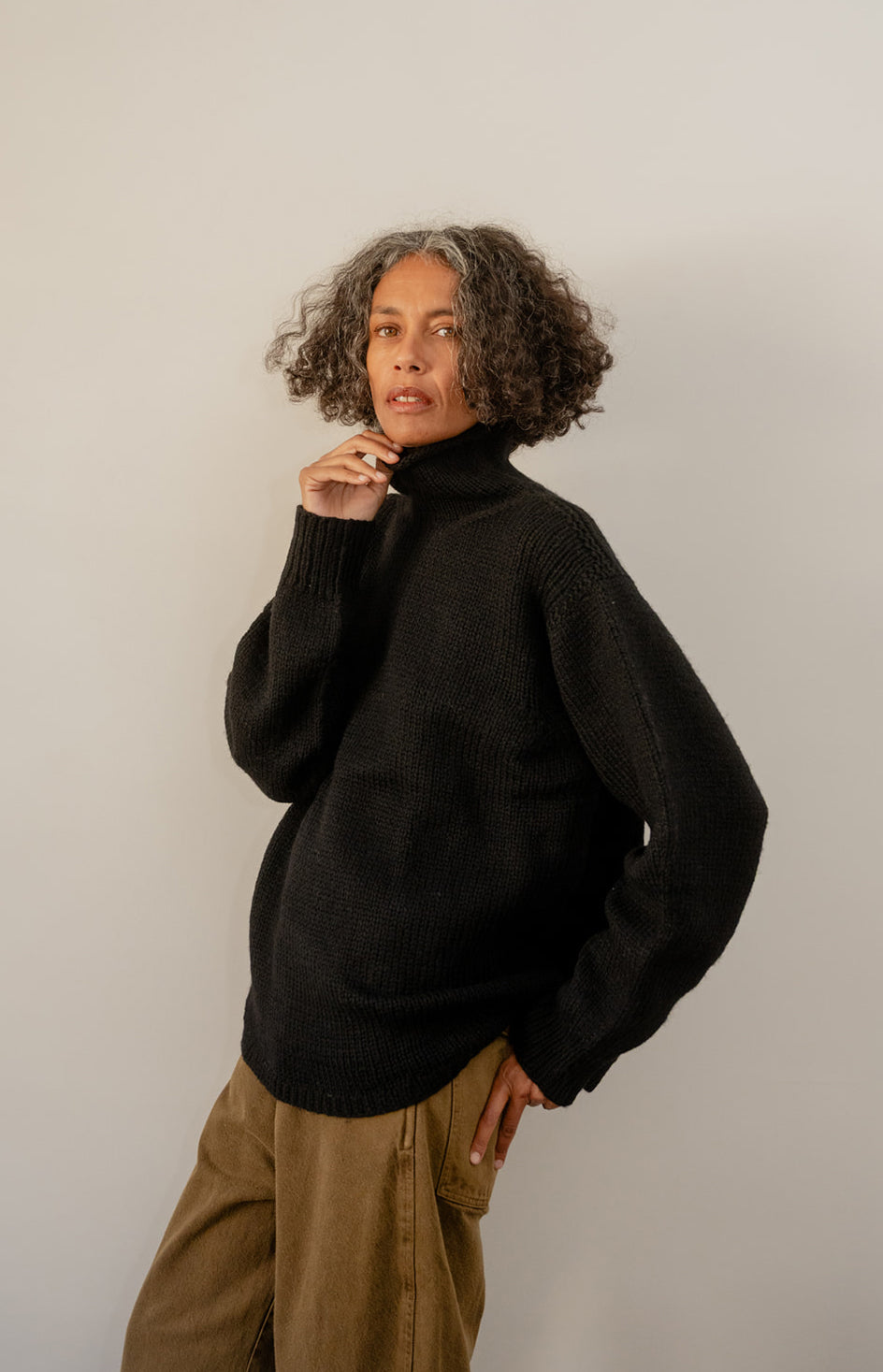 Black Willerby Sweater