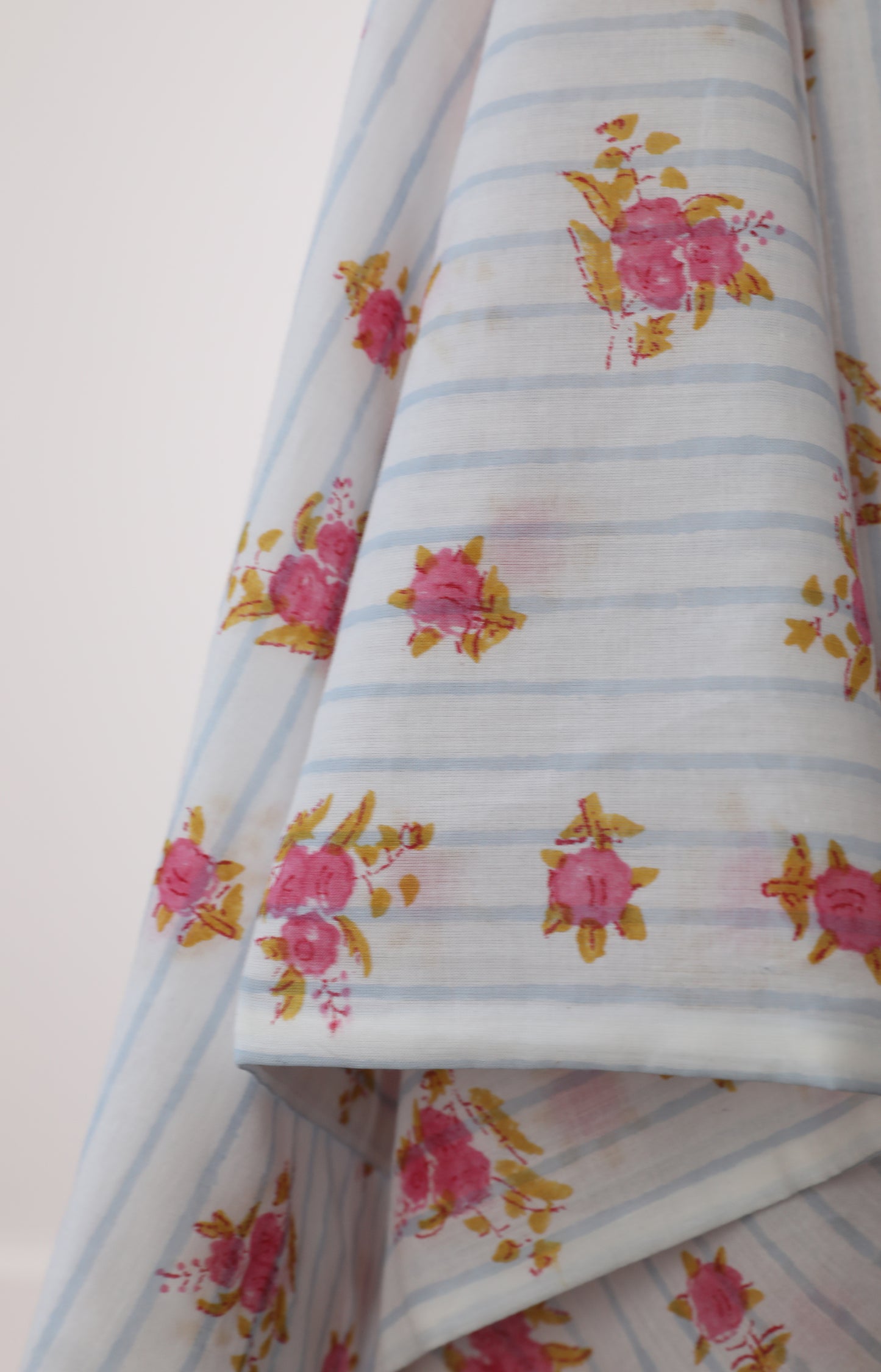 Striped Floral Pillowcases