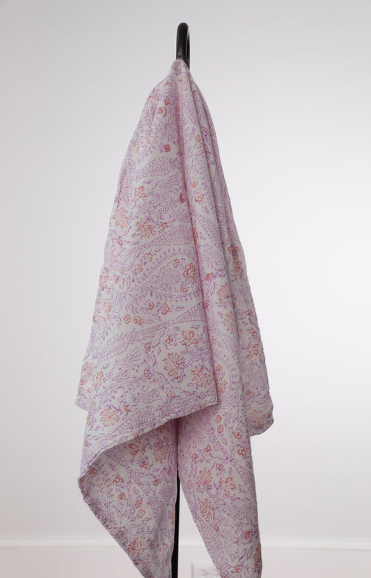 Lavender Paisley Pillowcases